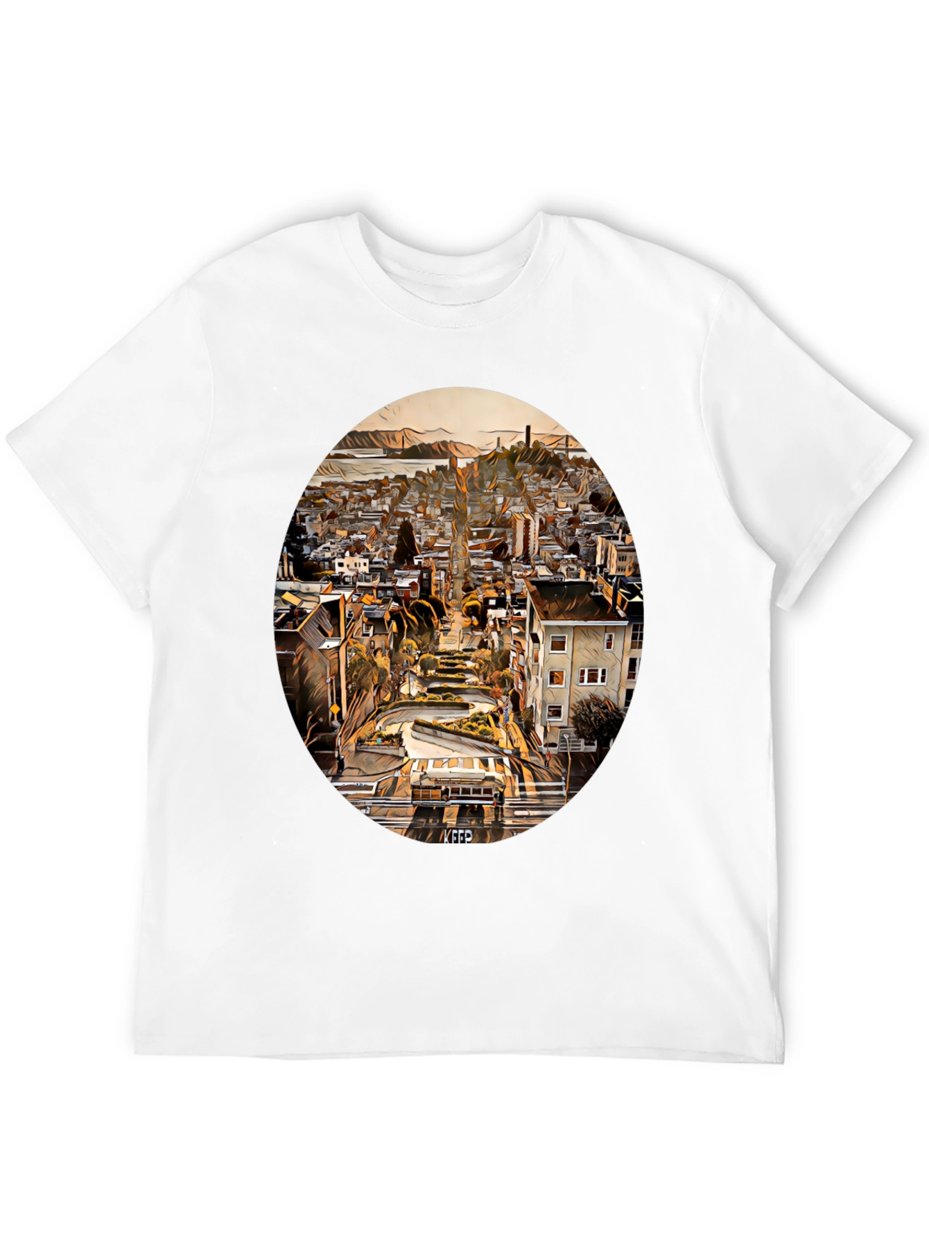 San Francisco Lombard Street Graphic T-Shirt