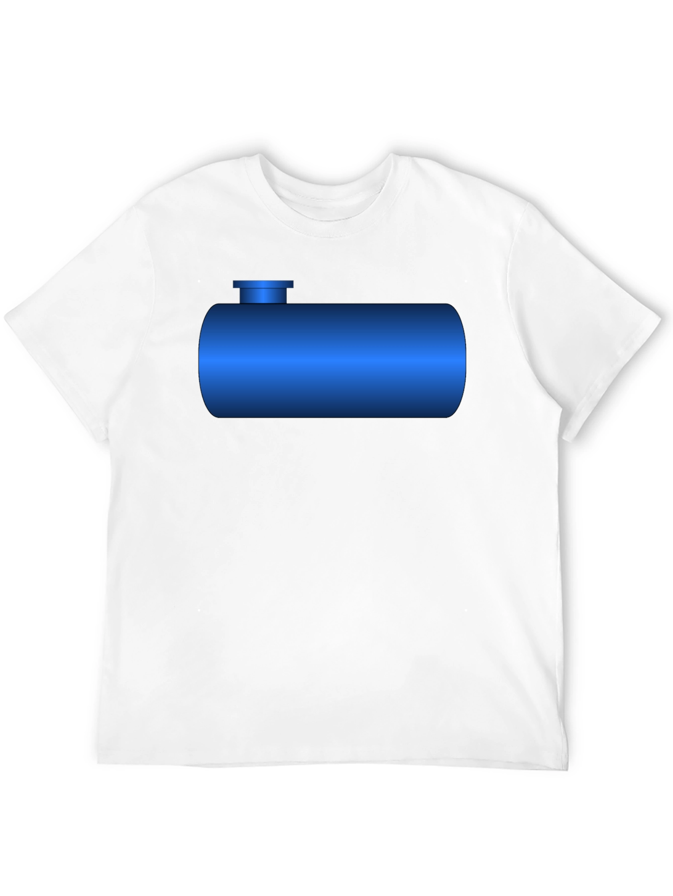 Blue Tank T-Shirt - Novelty Graphic Tee