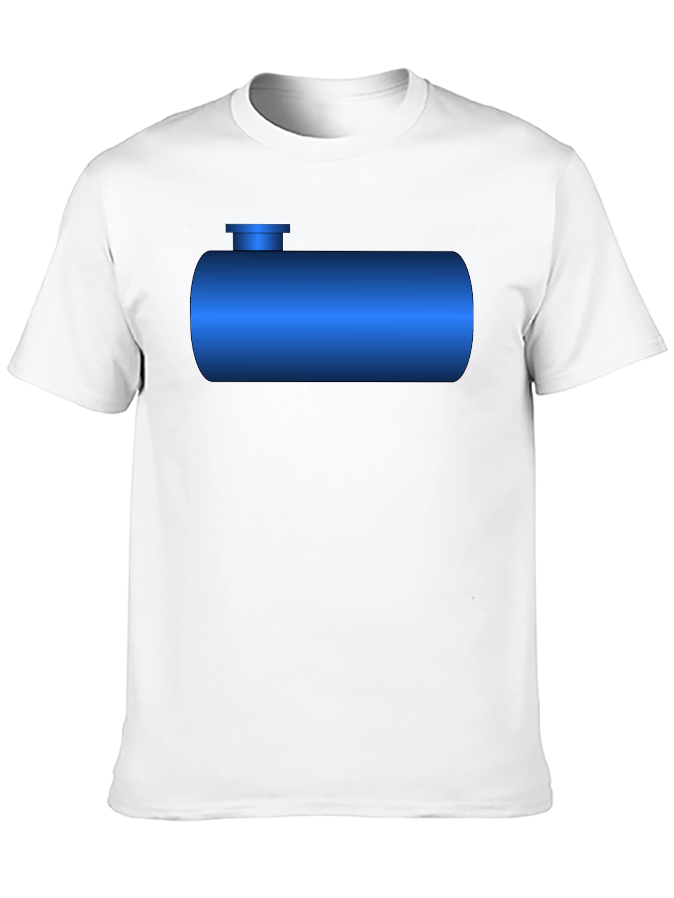 Blue Tank T-Shirt - Novelty Graphic Tee