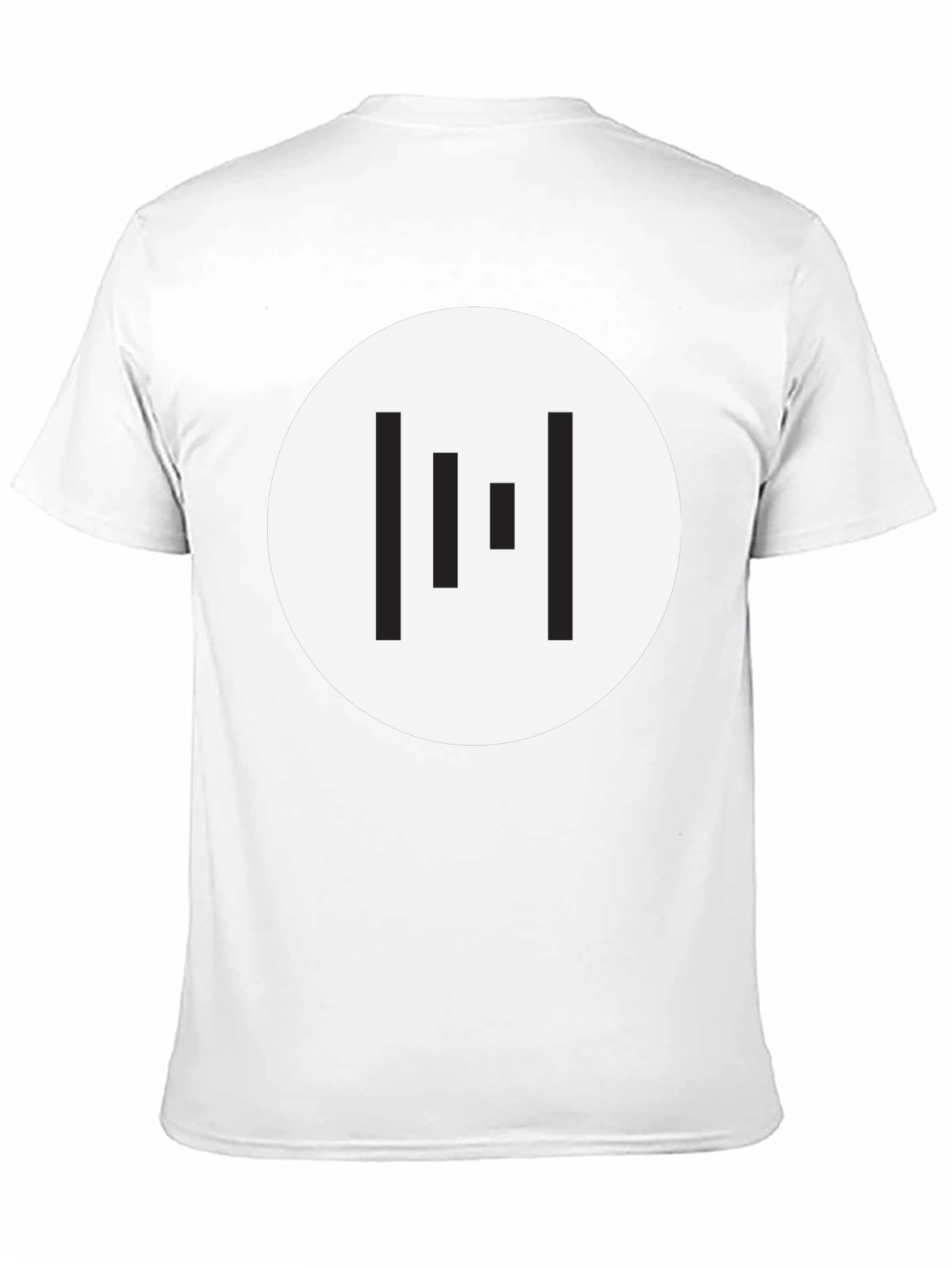 Minimalist Geometric T-Shirt - Black