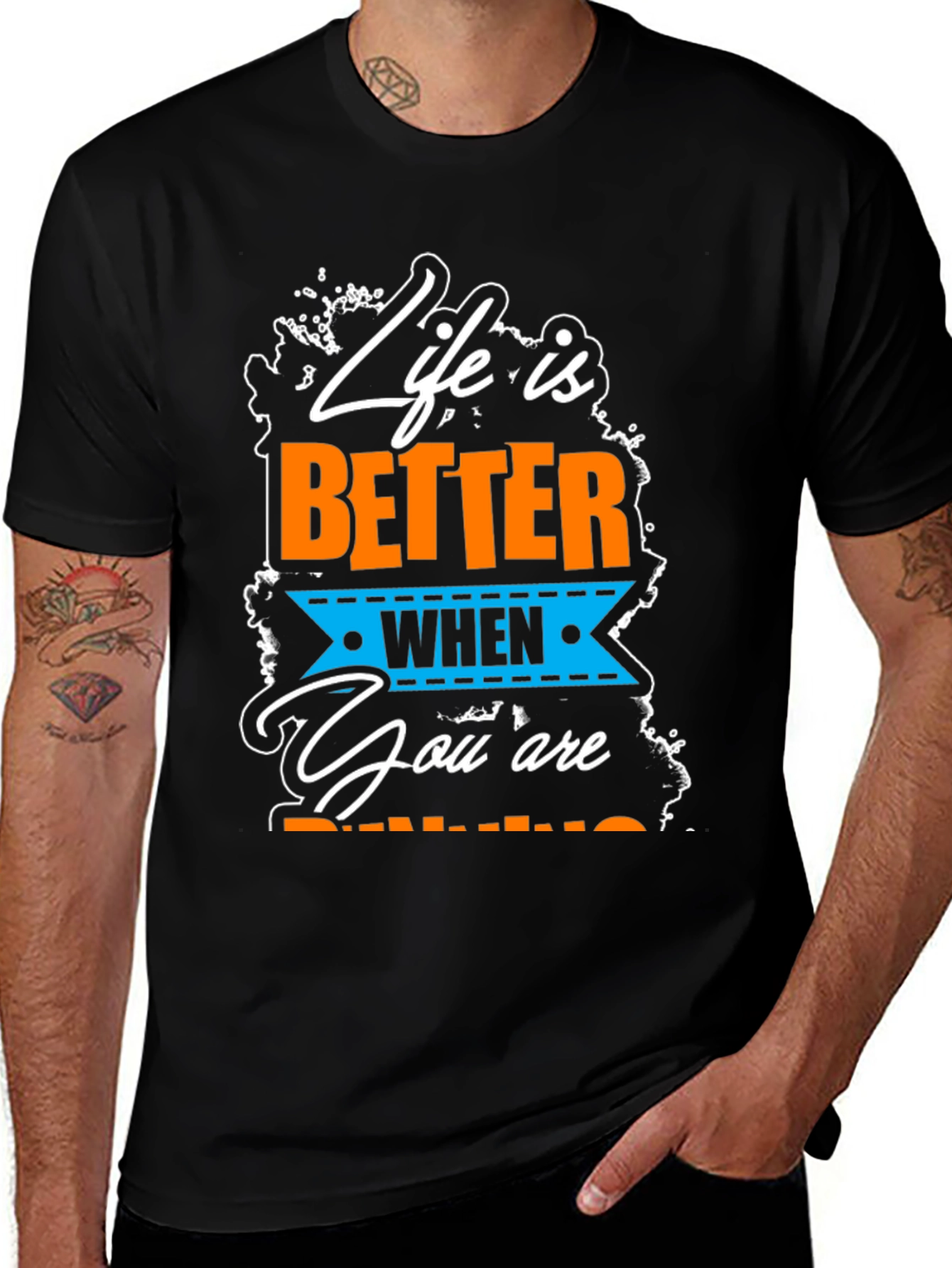 Life is Better Running Graphic Tee