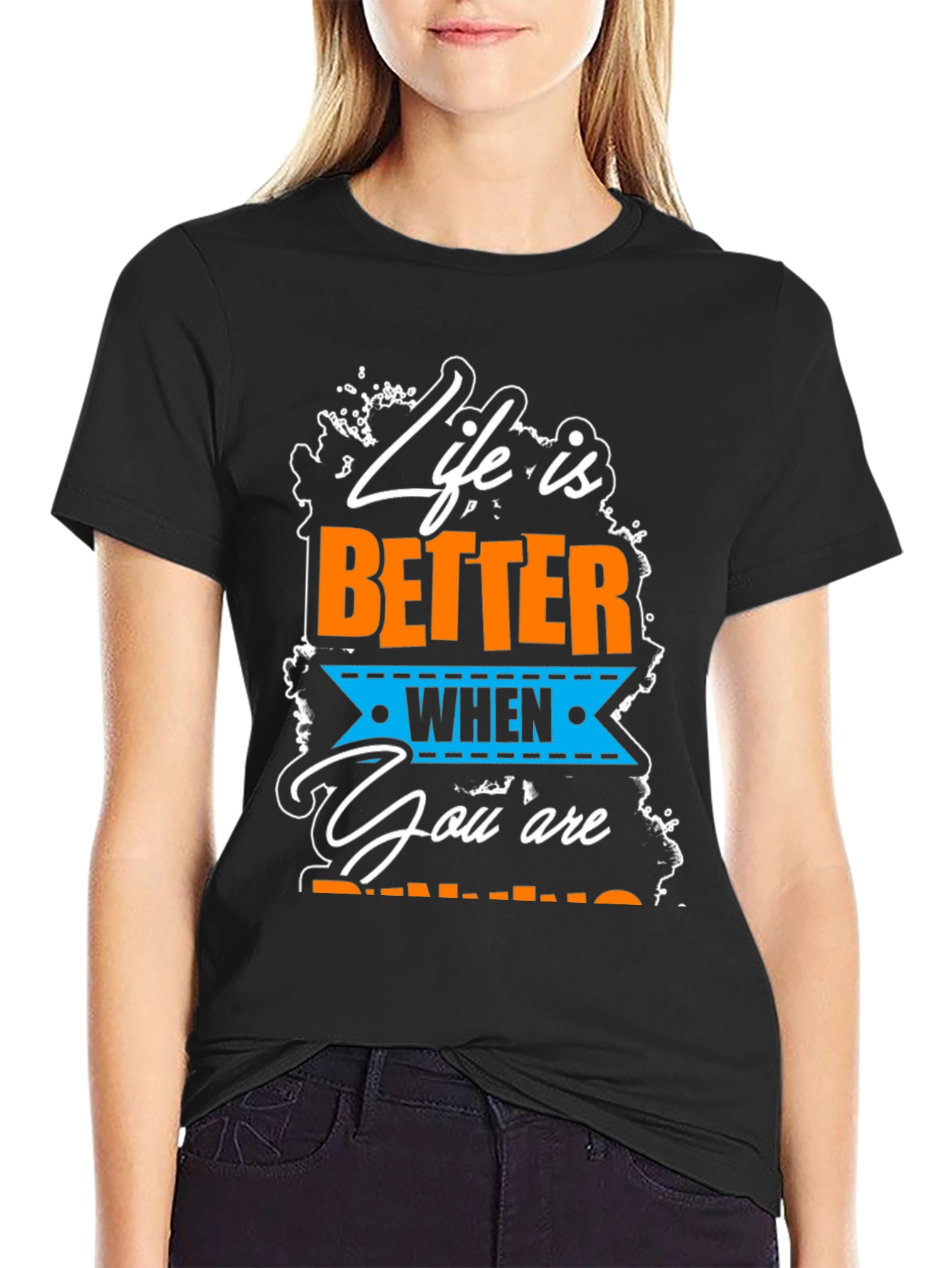 Life is Better Running Graphic Tee