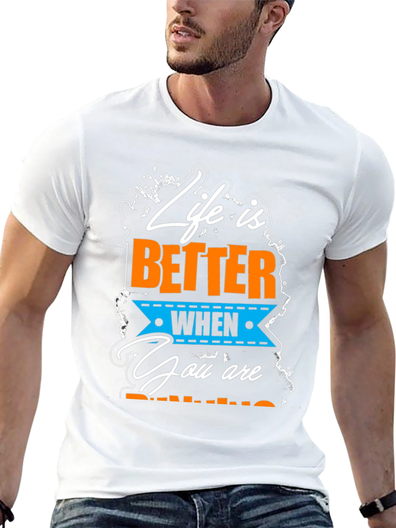 Life is Better Running Graphic Tee