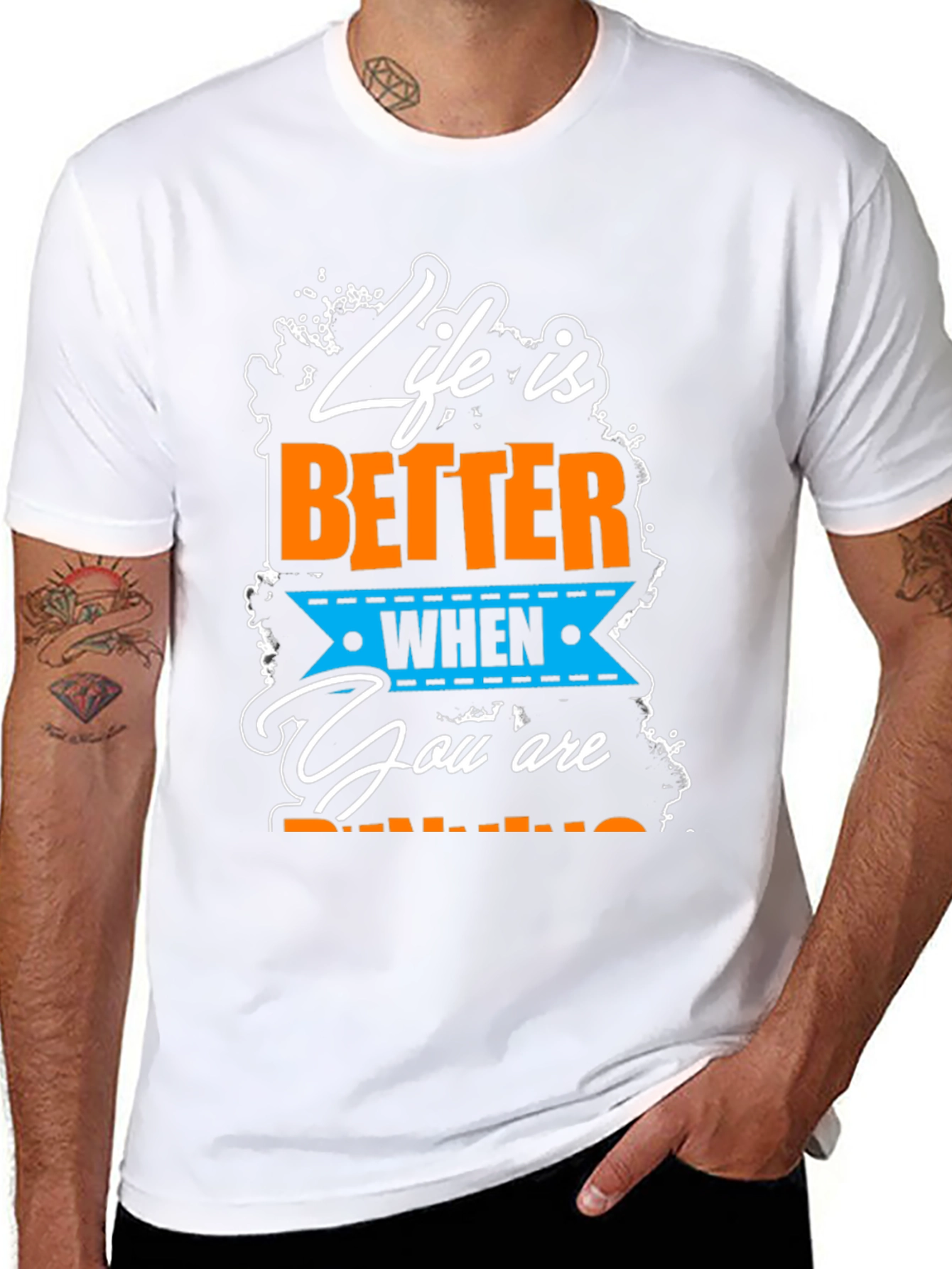 Life is Better Running Graphic Tee
