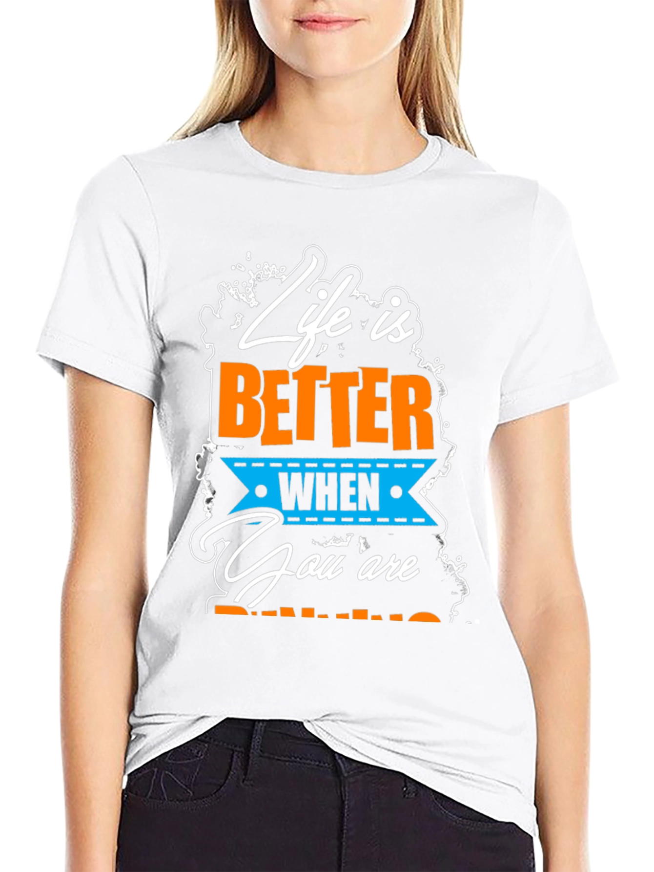 Life is Better Running Graphic Tee