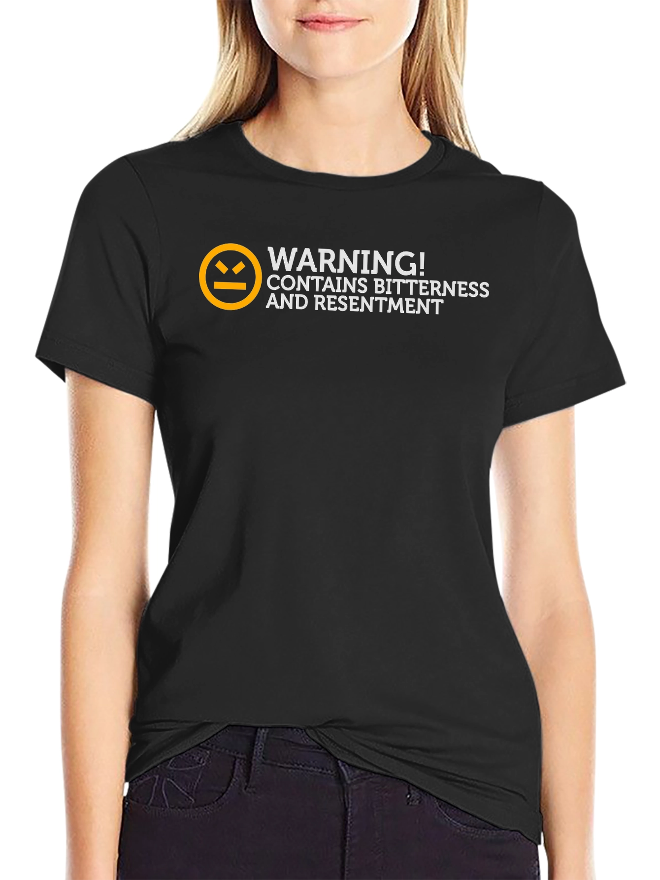 Warning! Bitterness T-Shirt - Funny Graphic Tee