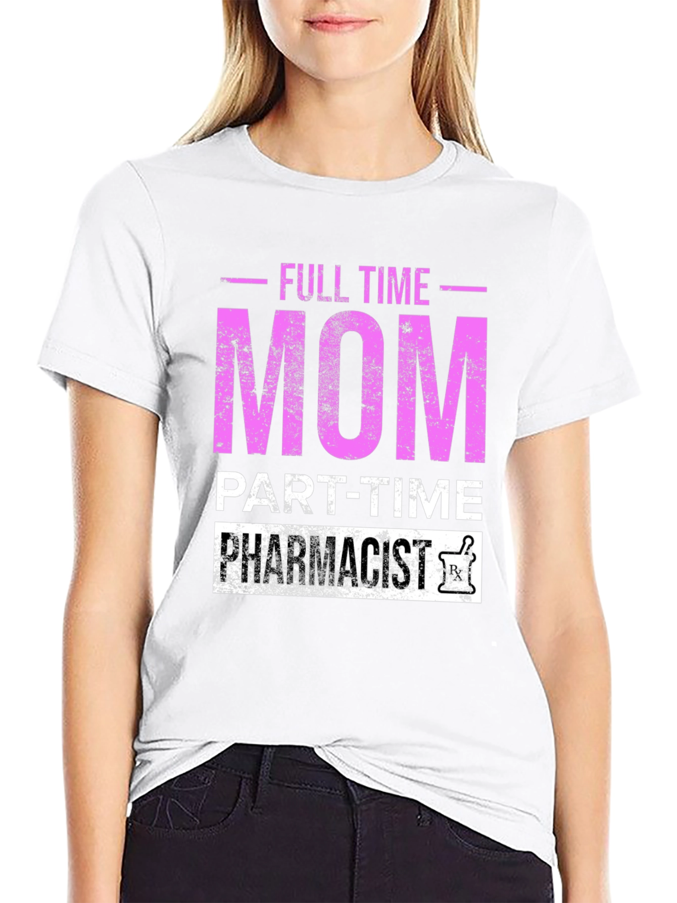 Full Time Mom Part-Time Pharmacist T-Shirt
