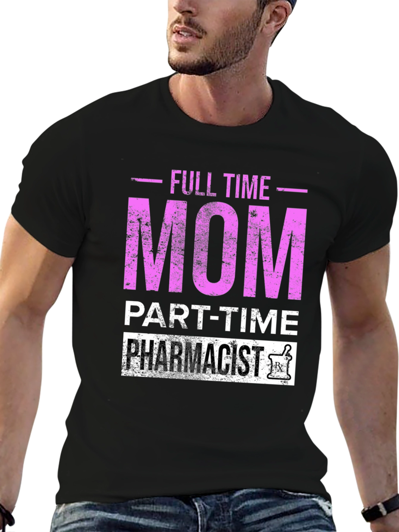 Full Time Mom Part-Time Pharmacist T-Shirt
