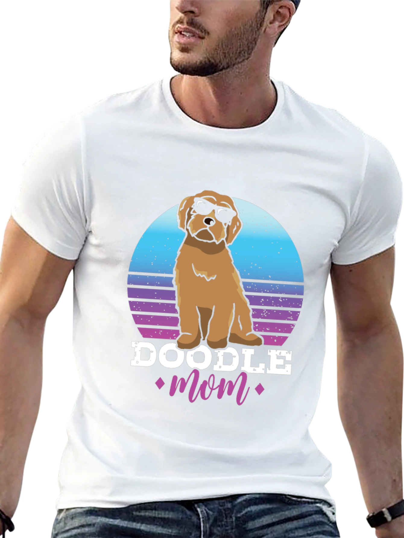 Doodle Mom T-Shirt - Retro Dog Lover Tee