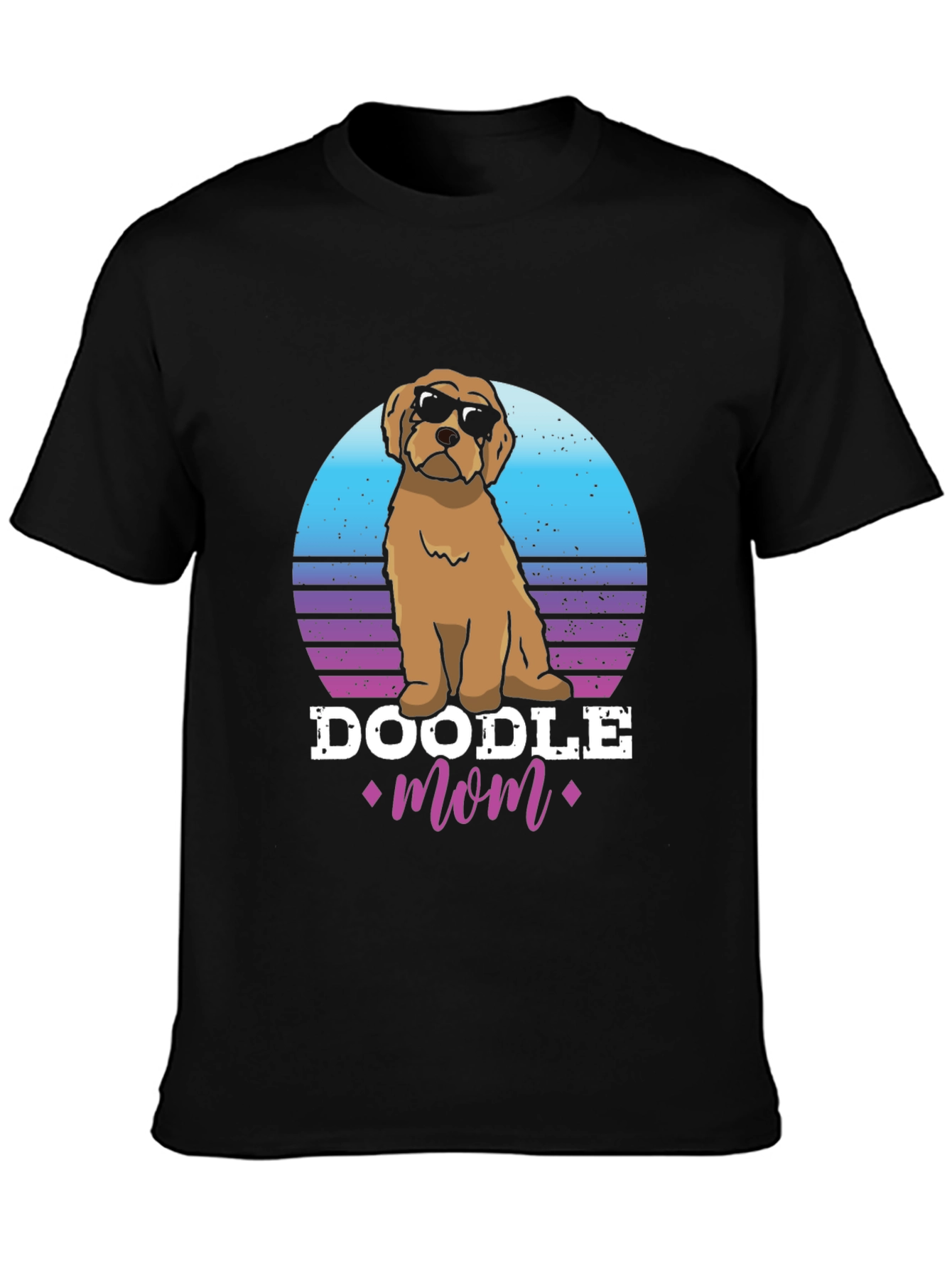Doodle Mom T-Shirt - Retro Dog Lover Tee