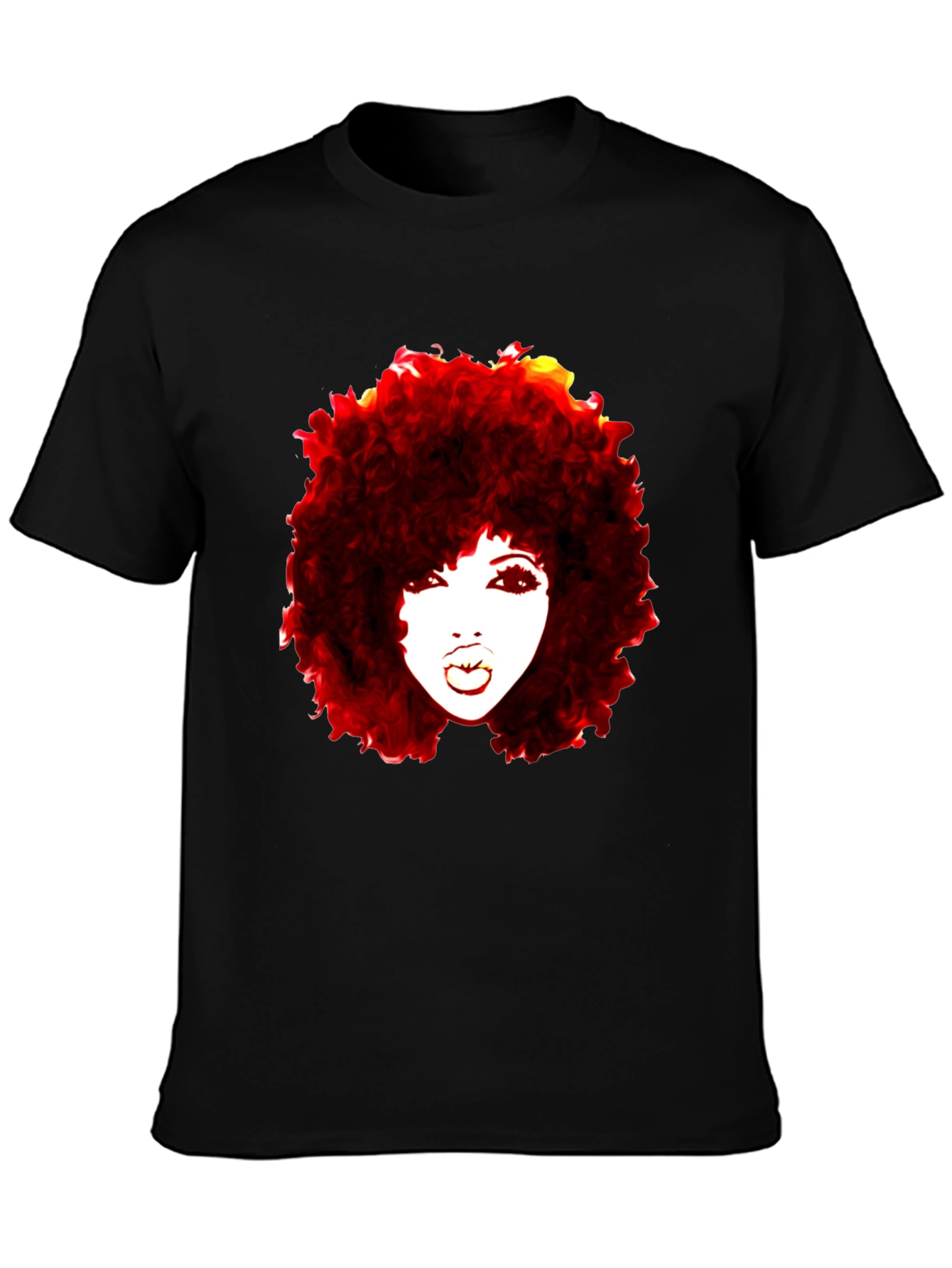 Afro Diva Graphic Tee - Bold Style