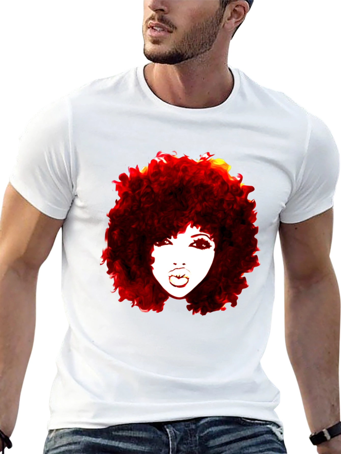 Afro Diva Graphic Tee - Bold Style