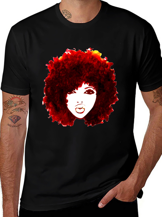 Afro Diva Graphic Tee - Bold Style