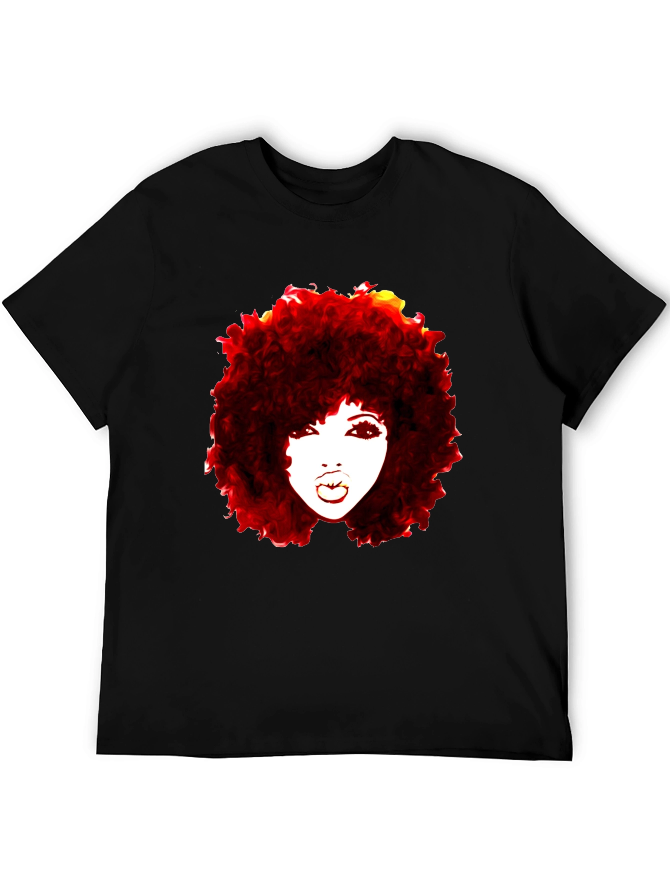 Afro Diva Graphic Tee - Bold Style