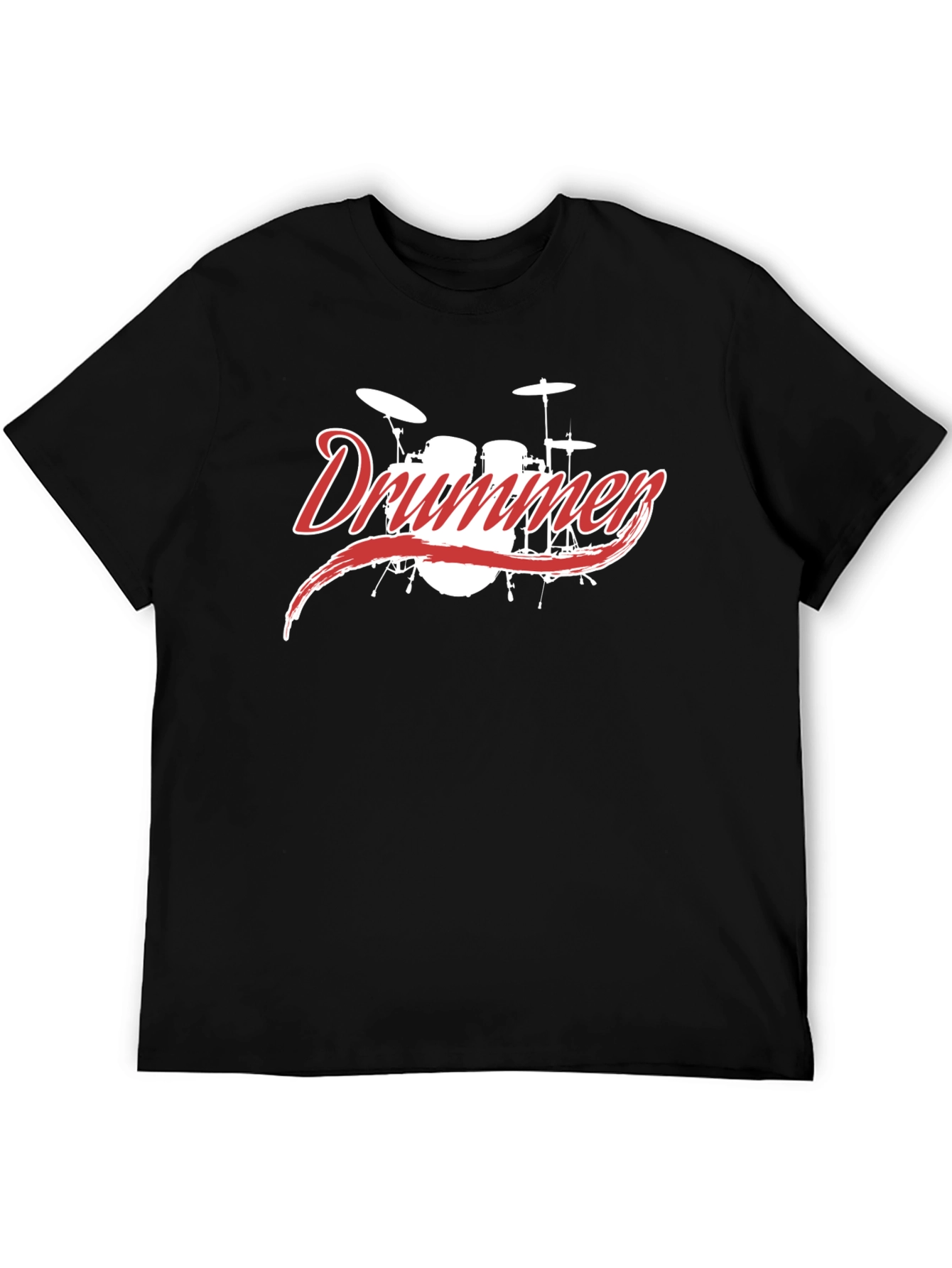 Drummer Graphic Tee - Black