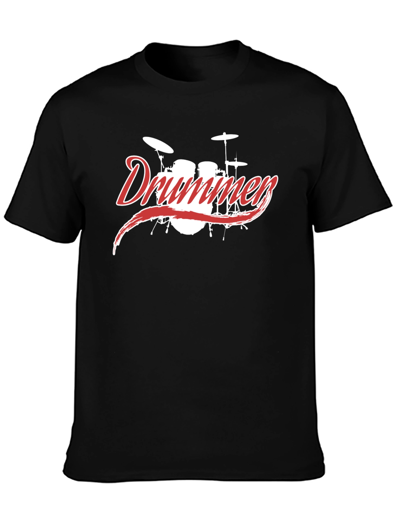 Drummer Graphic Tee - Black