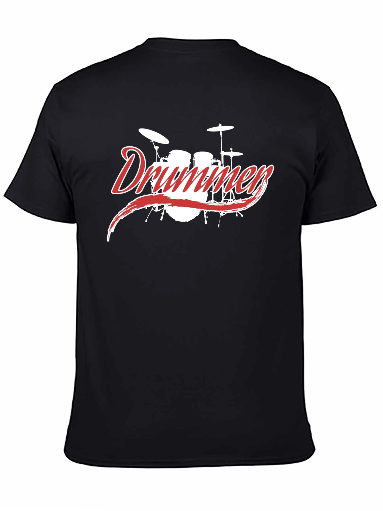 Drummer Graphic Tee - Black