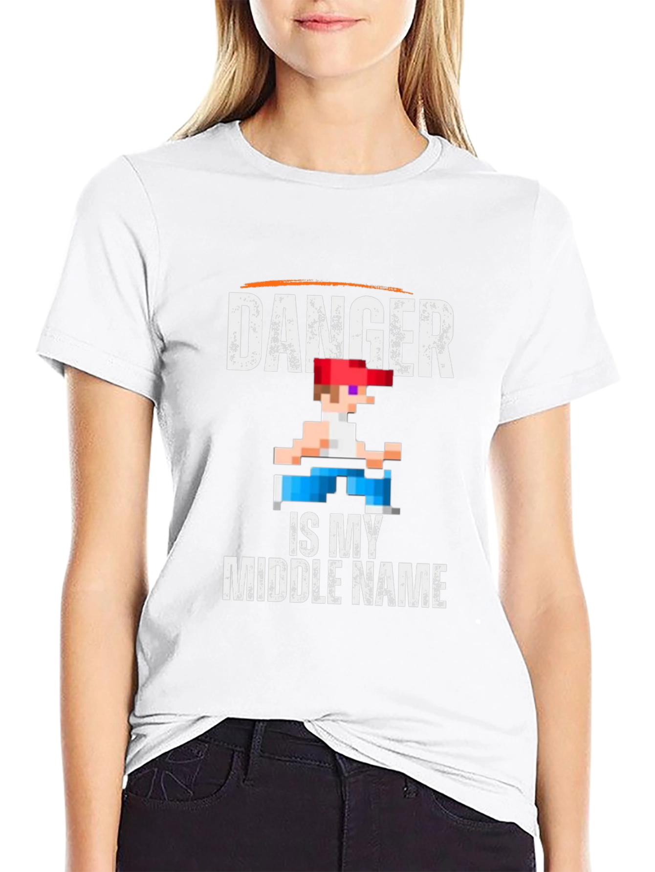 Danger is My Middle Name Graphic Tee