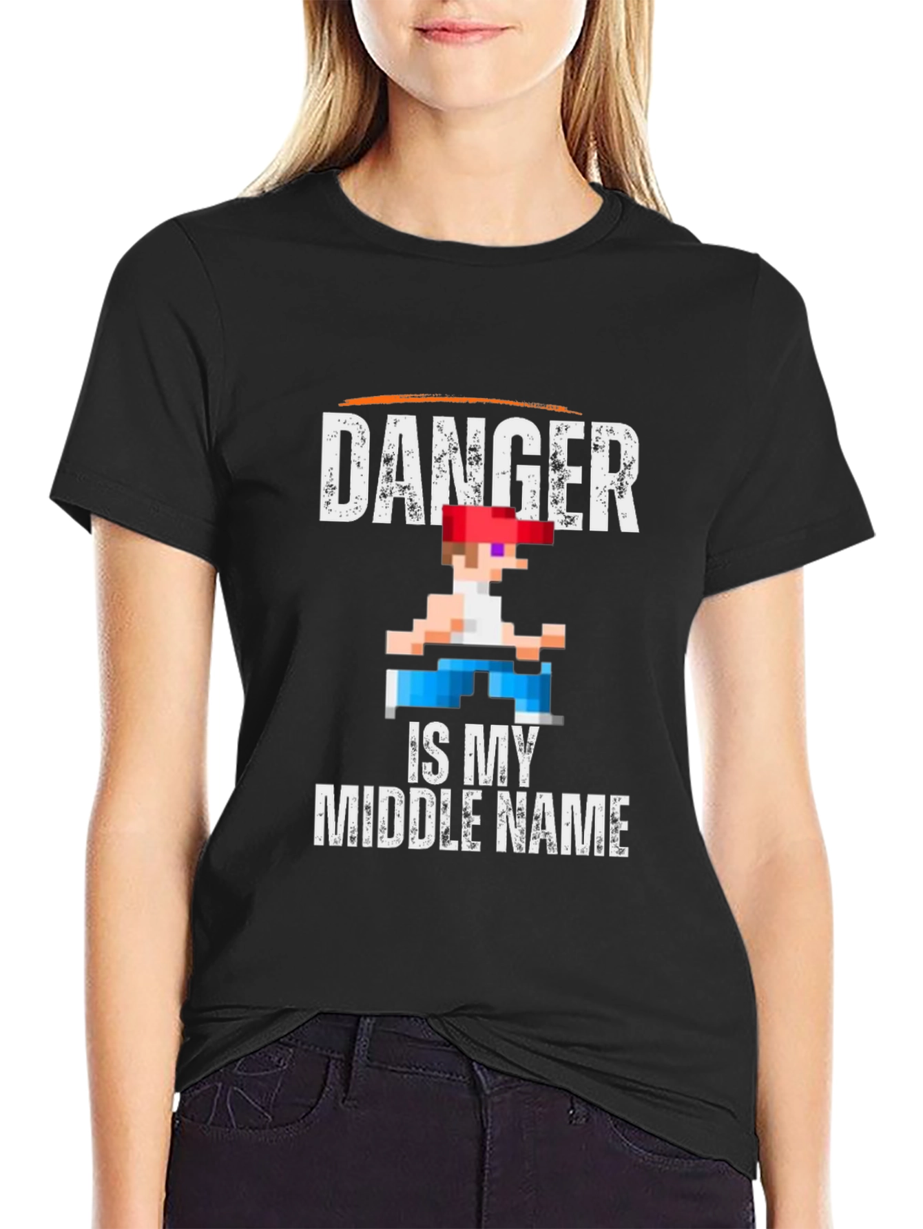 Danger is My Middle Name Graphic Tee