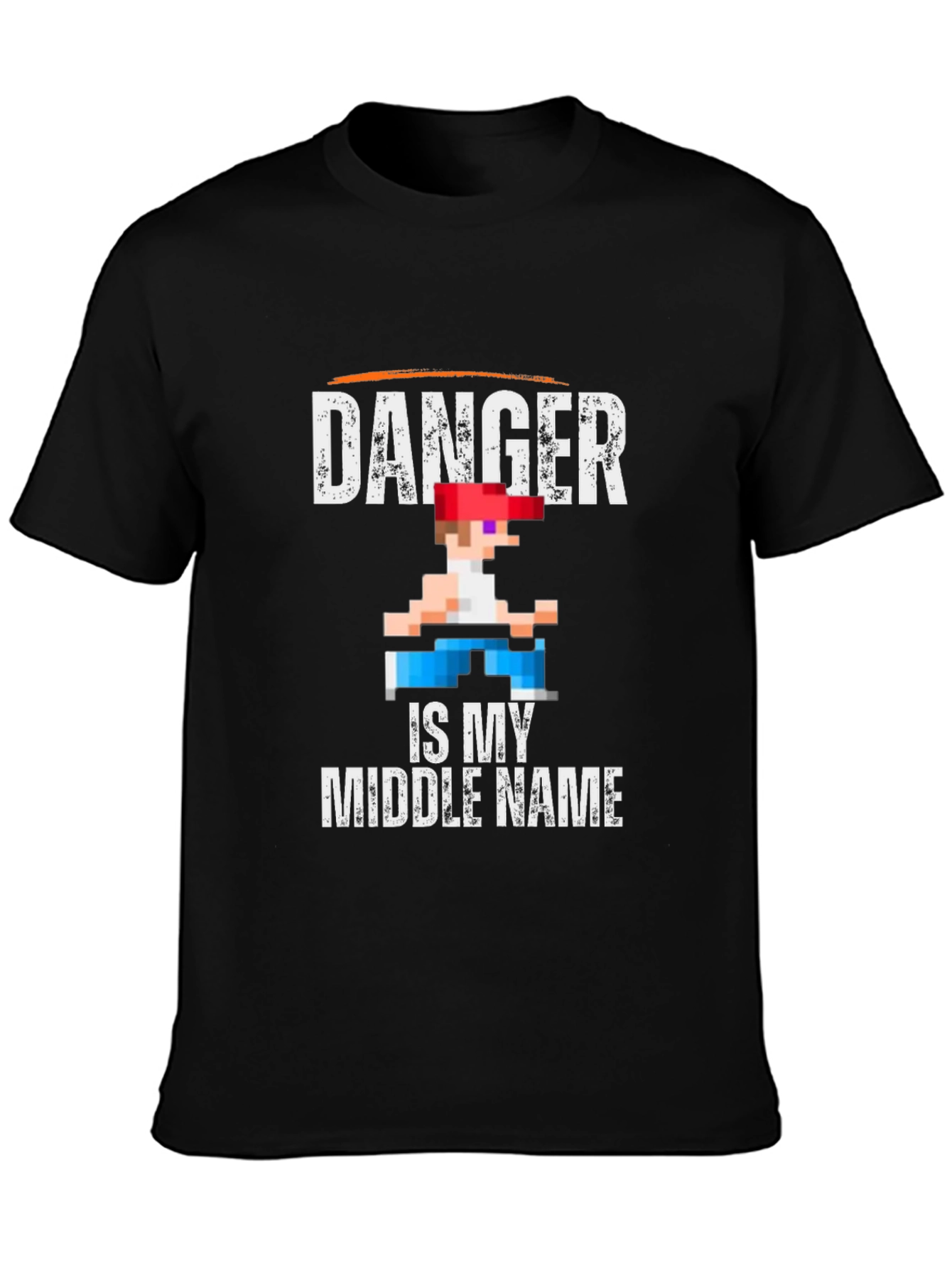 Danger is My Middle Name Graphic Tee