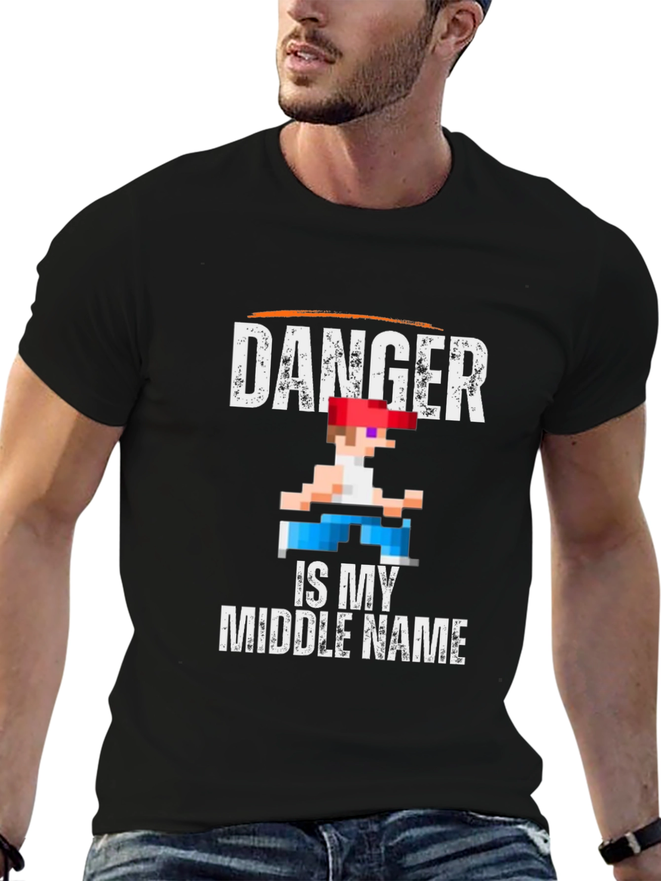 Danger is My Middle Name Graphic Tee