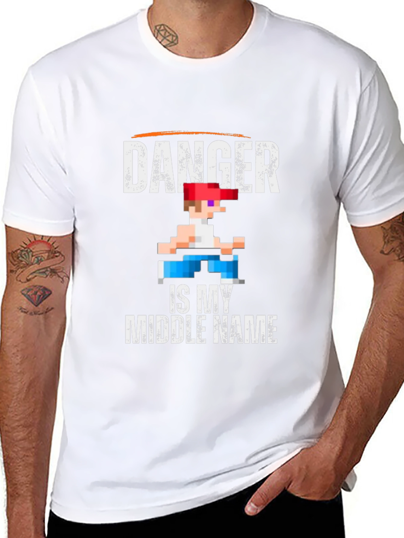 Danger is My Middle Name Graphic Tee
