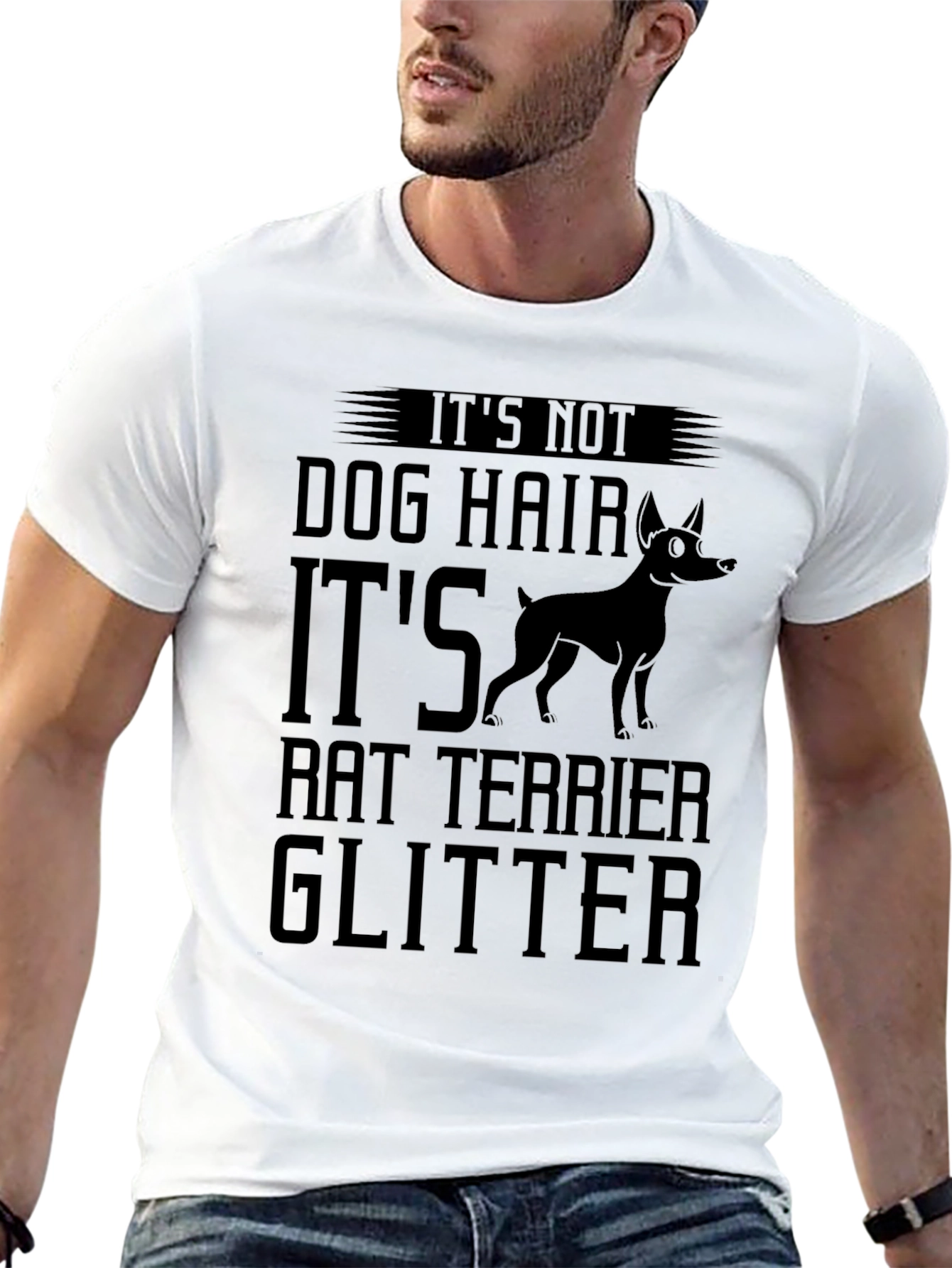Rat Terrier Glitter T-Shirt