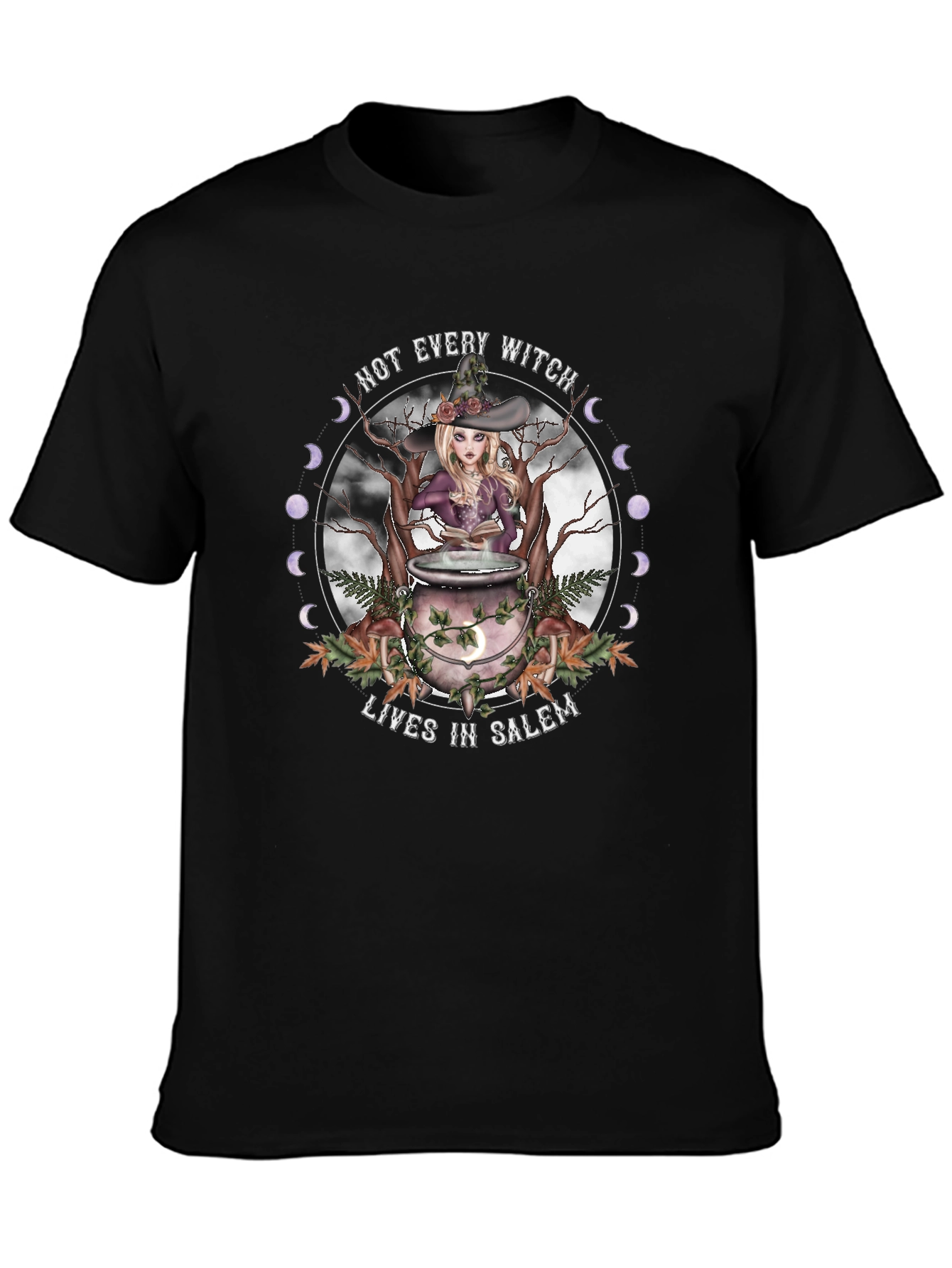 Witch T-Shirt - Not Every Witch Lives in Salem