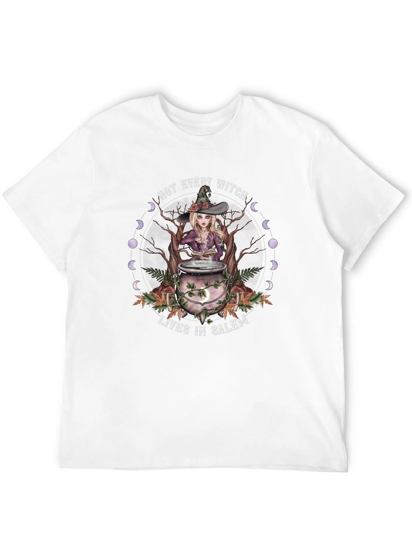 Witch T-Shirt - Not Every Witch Lives in Salem