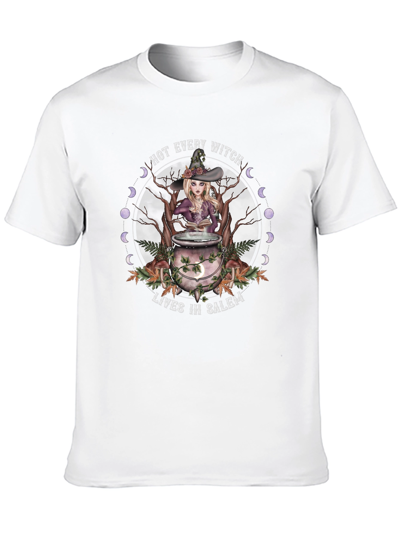 Witch T-Shirt - Not Every Witch Lives in Salem