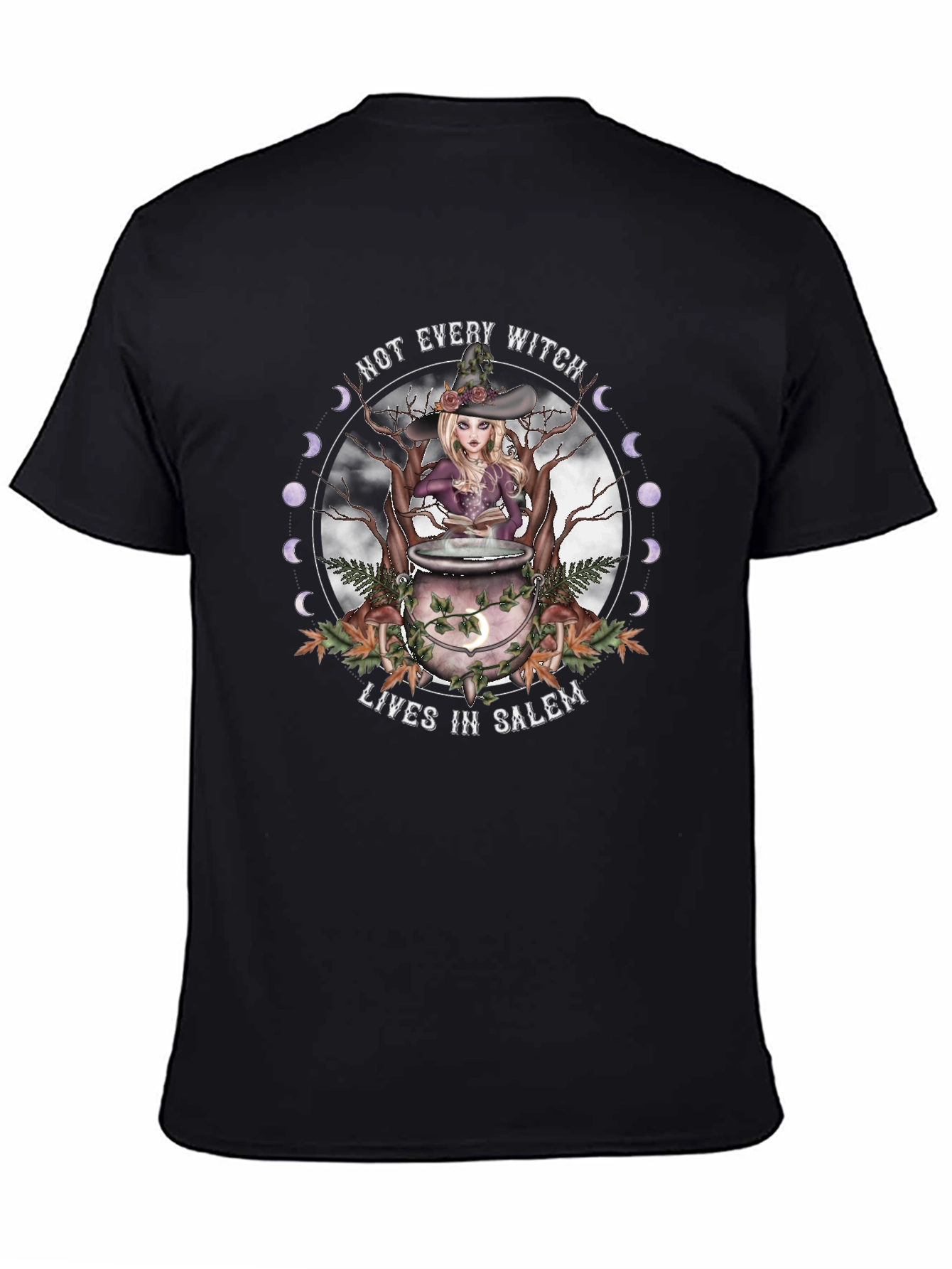 Witch T-Shirt - Not Every Witch Lives in Salem