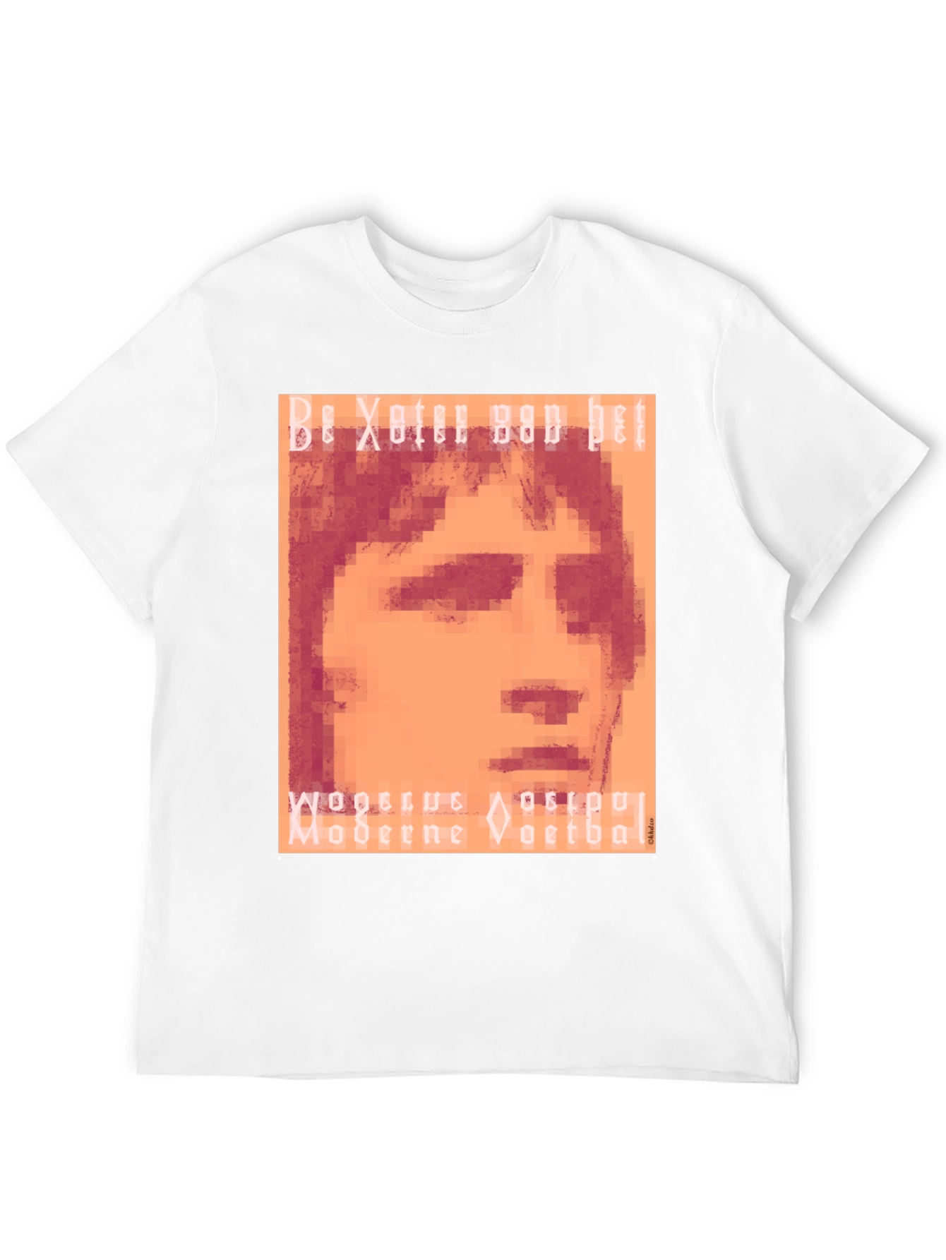 Pixelated Portrait Graphic Tee
