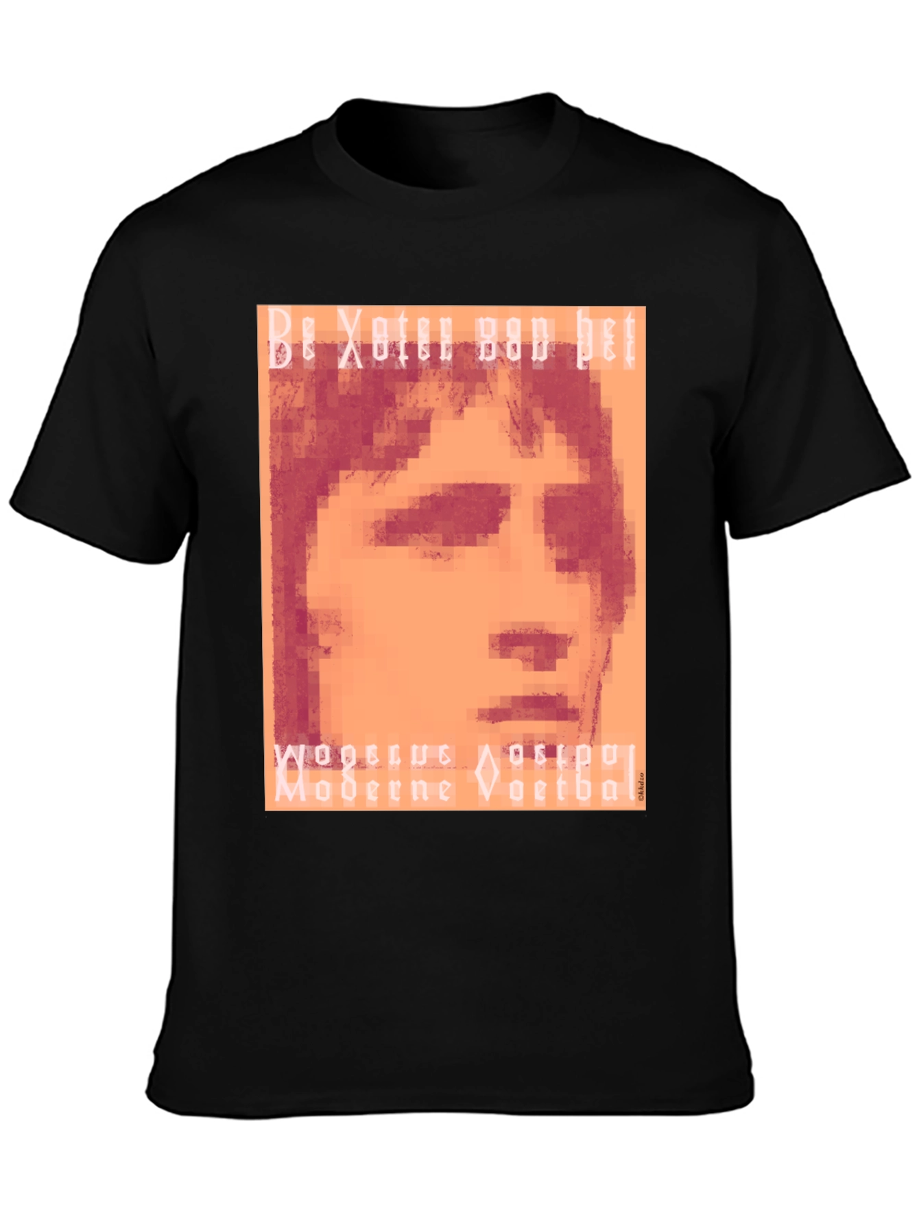 Pixelated Portrait Graphic Tee