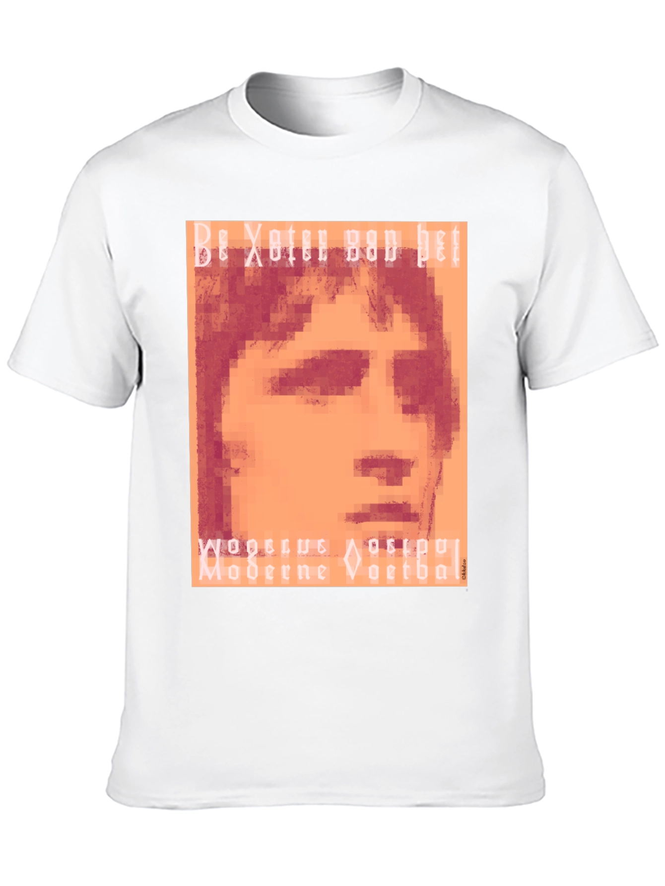Pixelated Portrait Graphic Tee