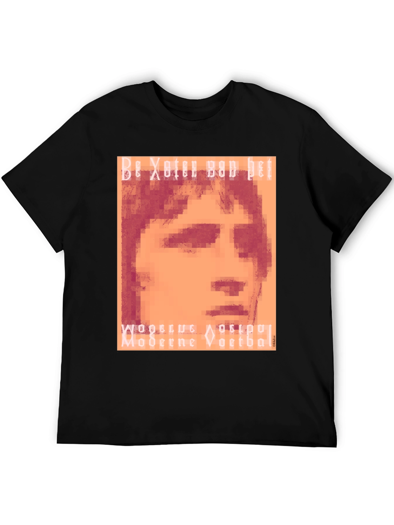 Pixelated Portrait Graphic Tee