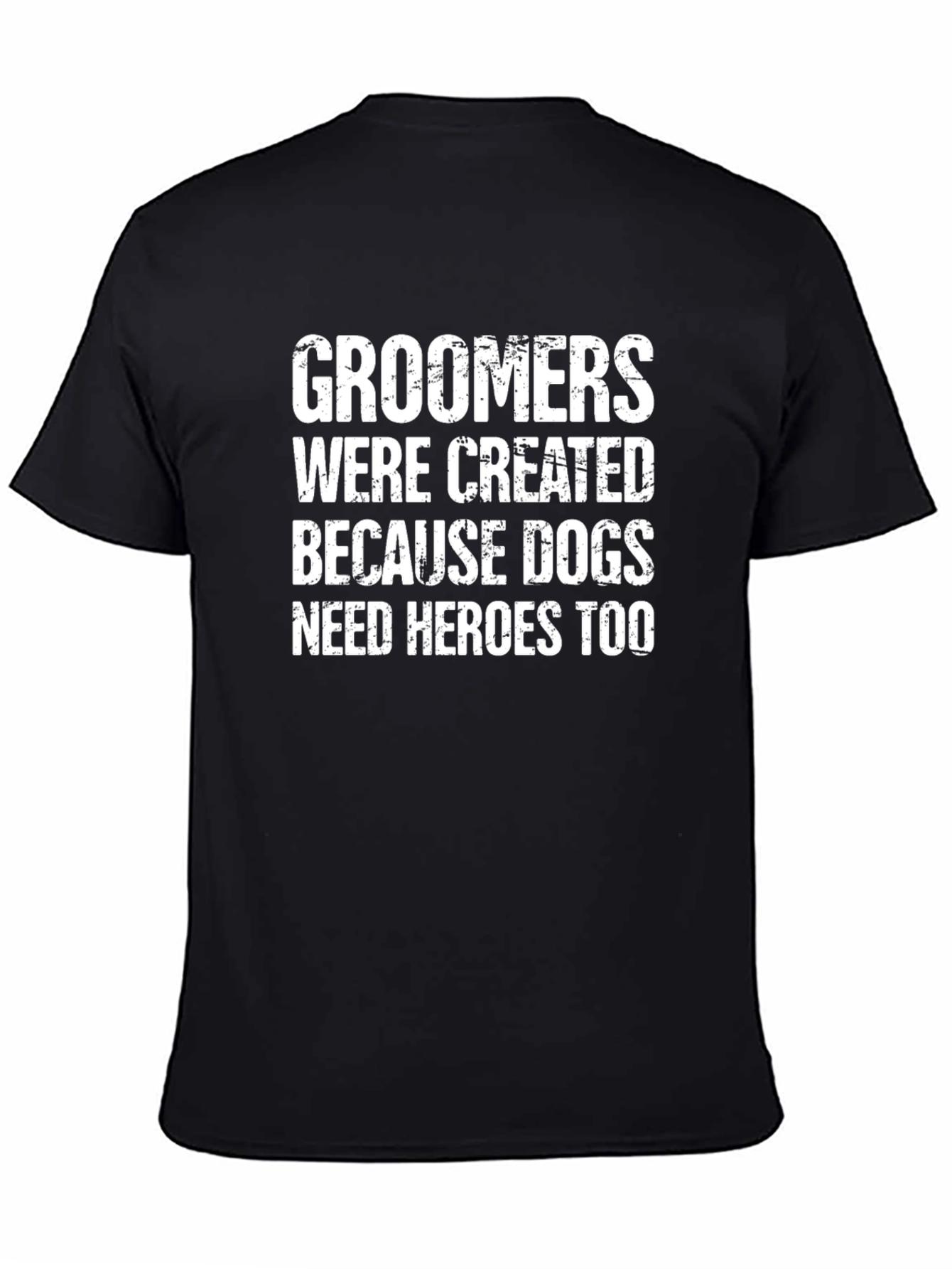 Groomers Need Heroes T-Shirt - Black