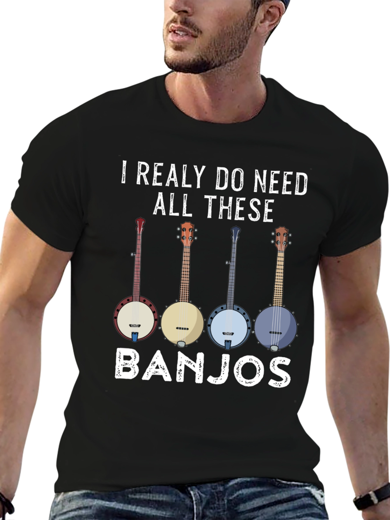I Need All These Banjos Graphic Tee