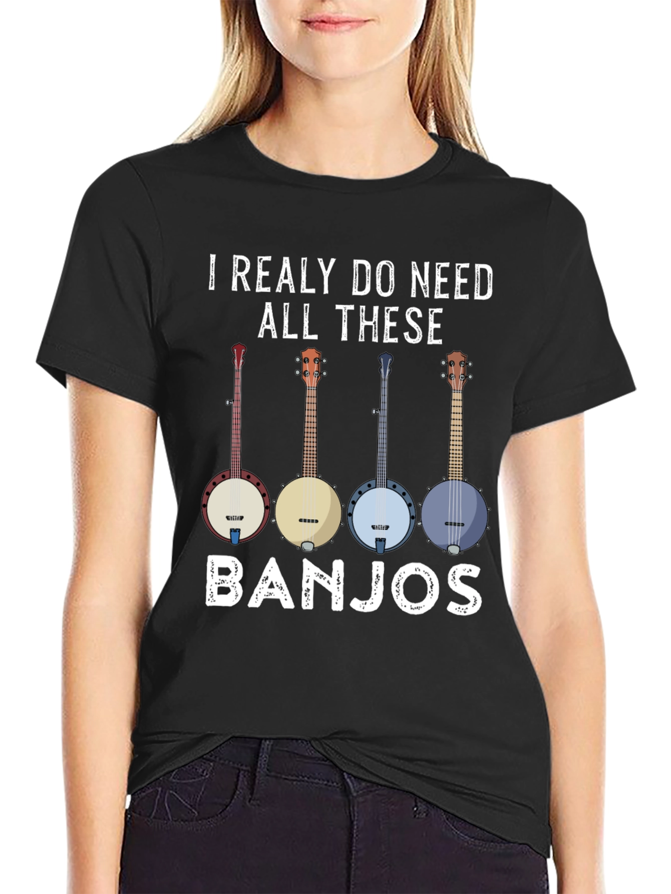 I Need All These Banjos Graphic Tee