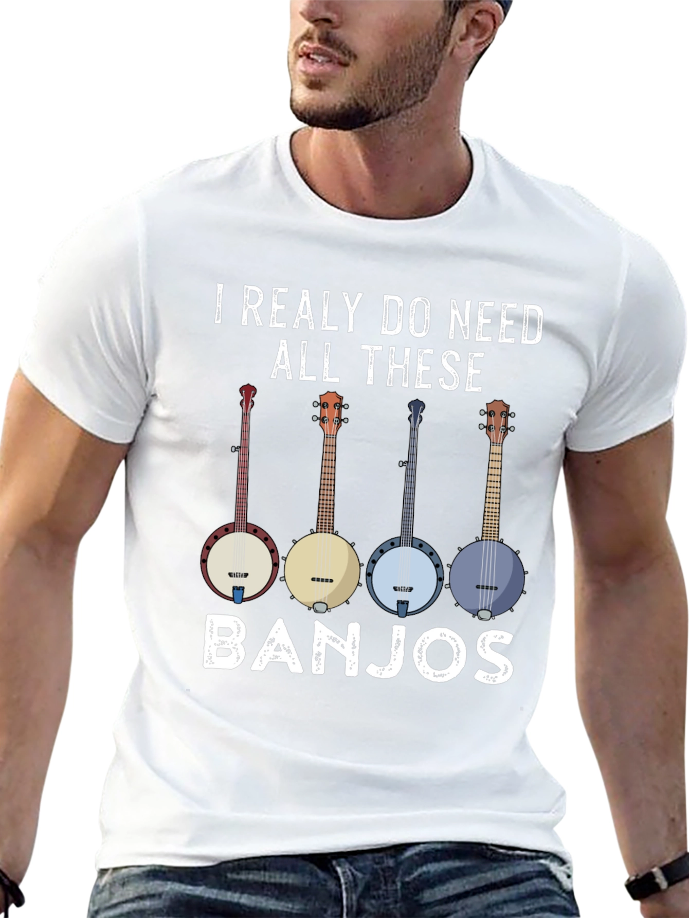 I Need All These Banjos Graphic Tee