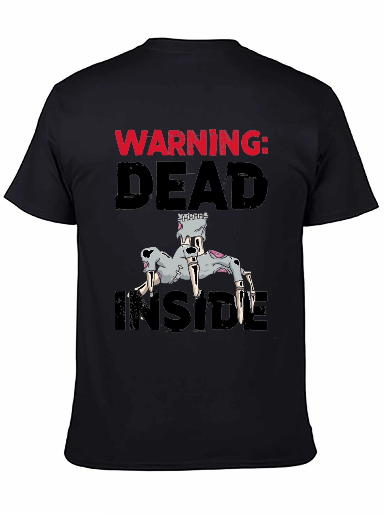 Warning: Dead Inside Graphic Tee - Black