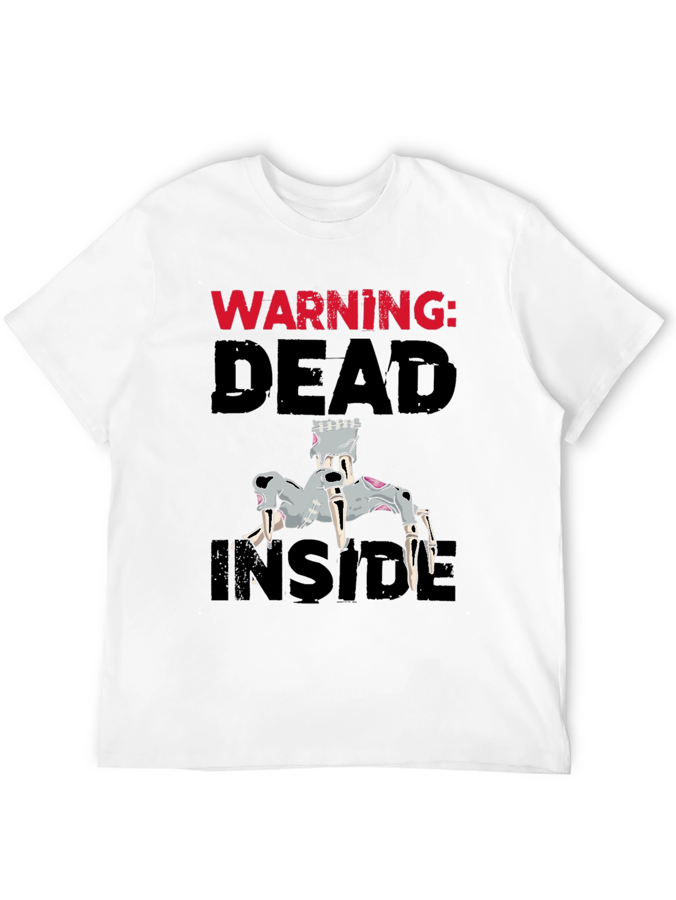 Warning: Dead Inside Graphic Tee - Black