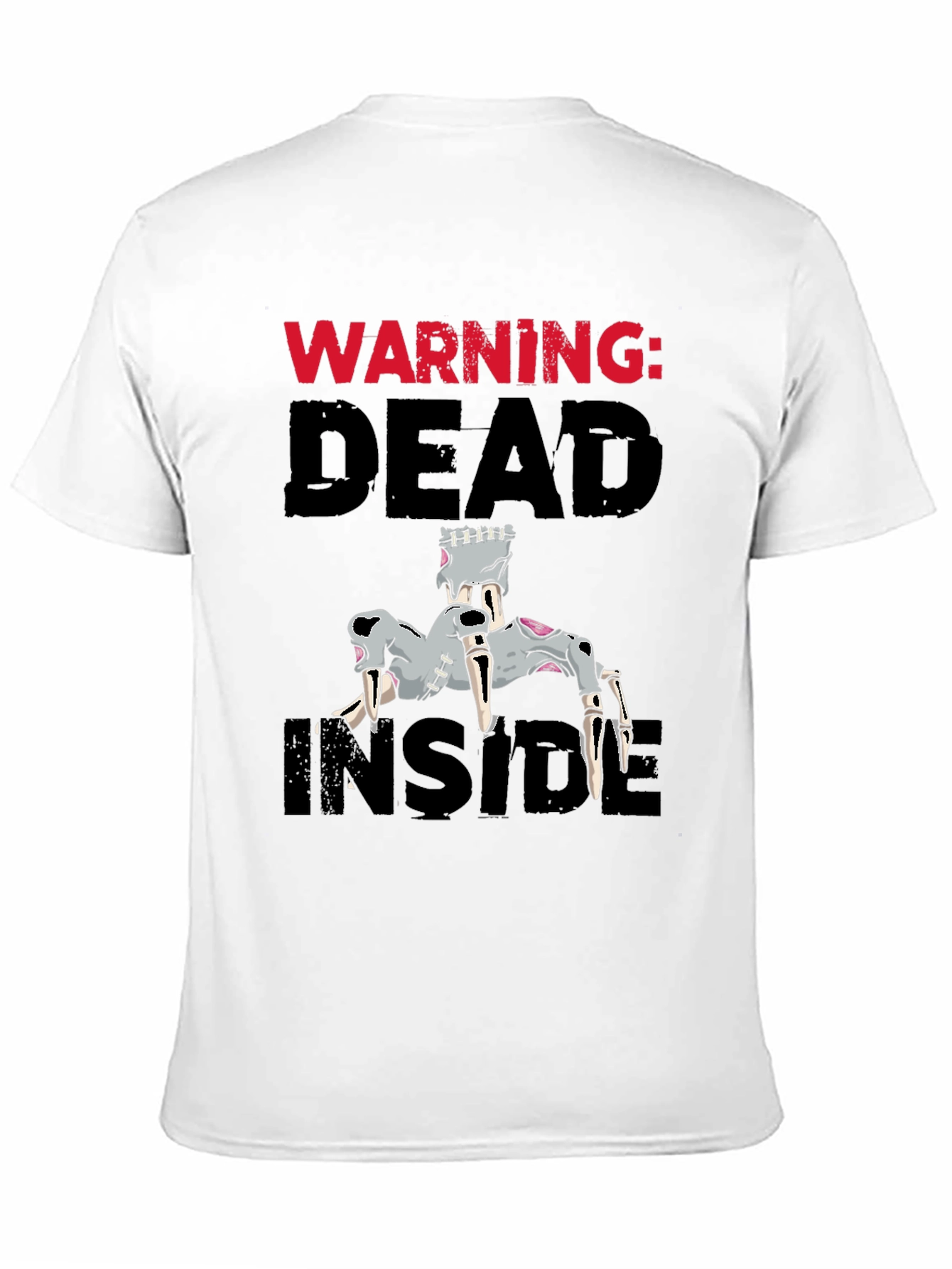 Warning: Dead Inside Graphic Tee - Black
