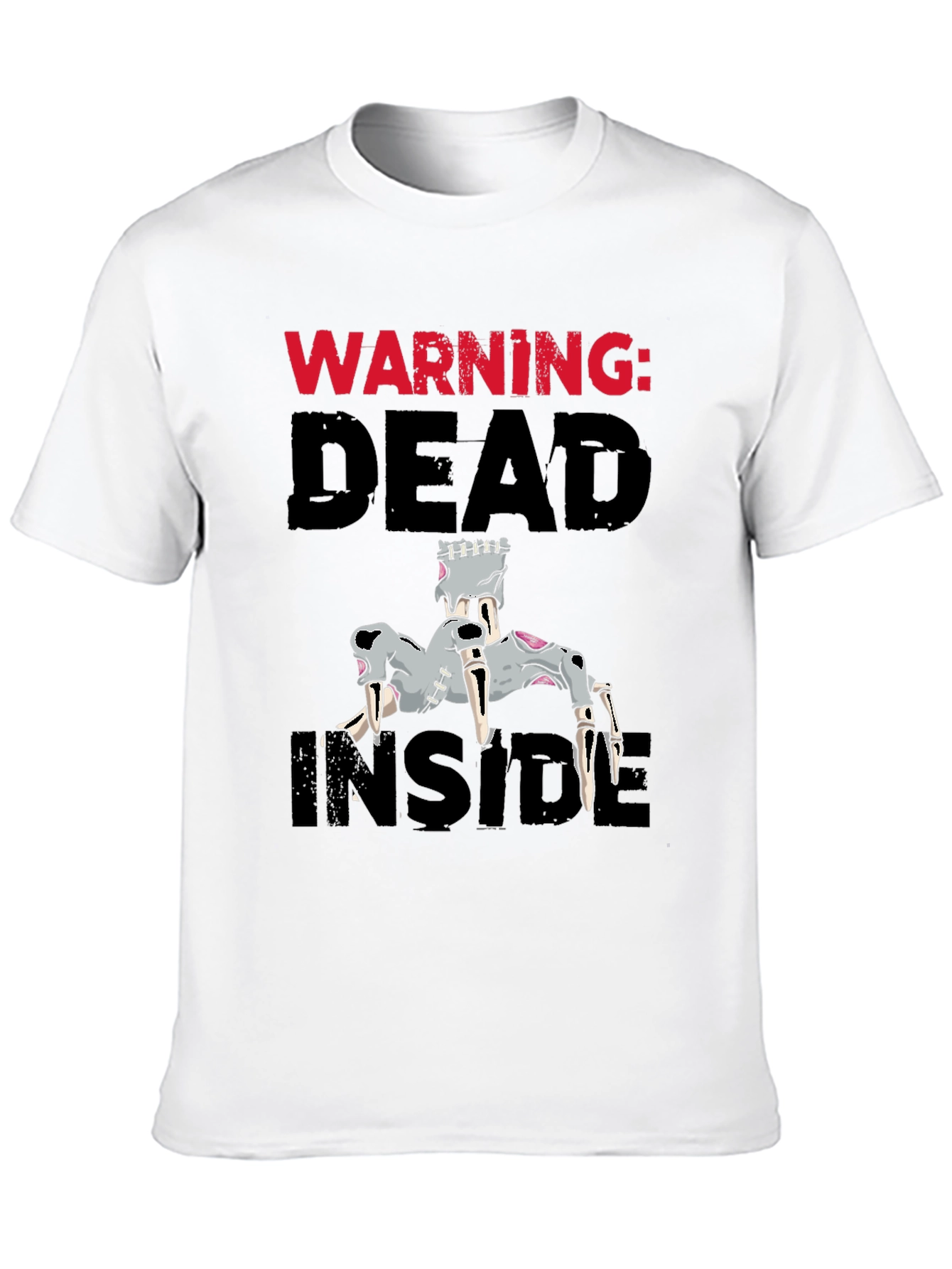 Warning: Dead Inside Graphic Tee - Black