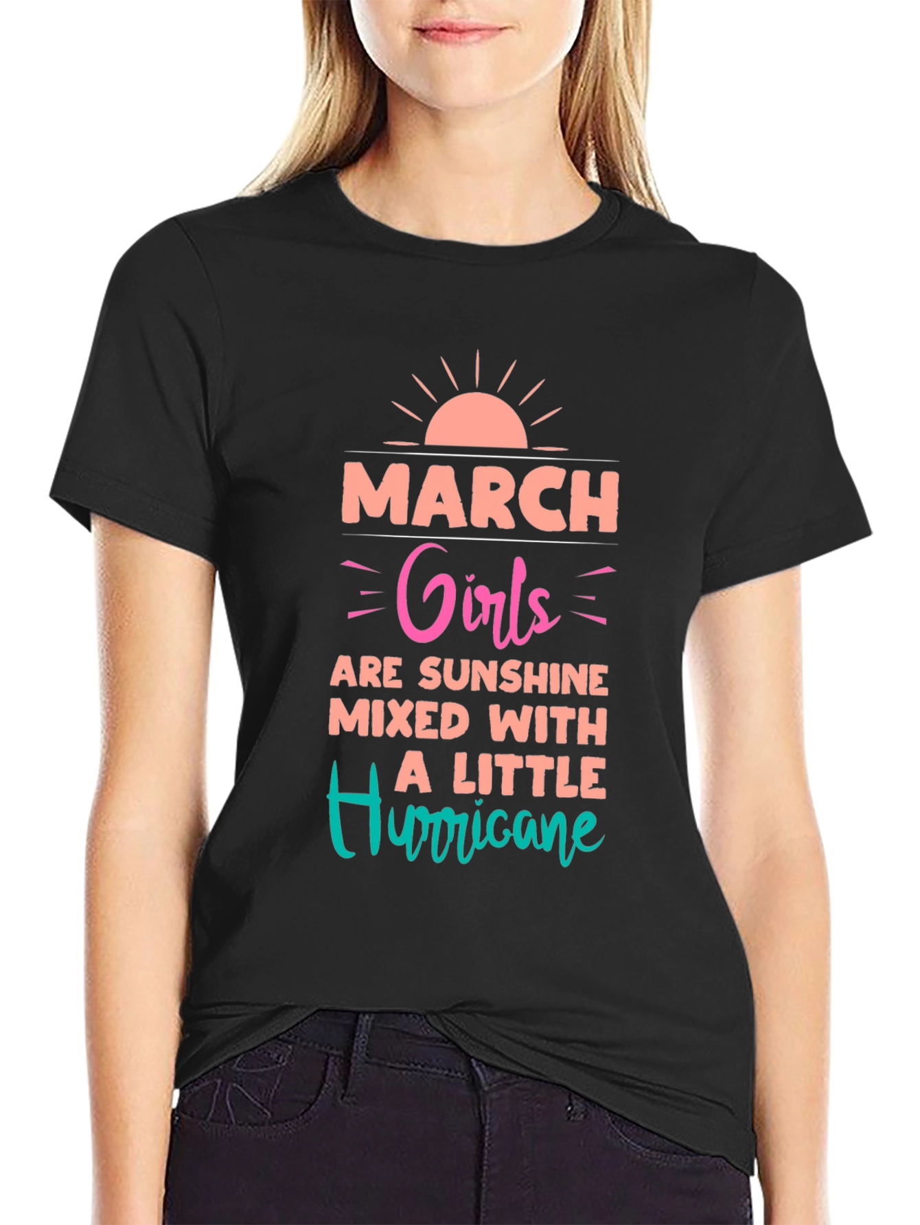 March Girls Sunshine & Hurricane T-Shirt