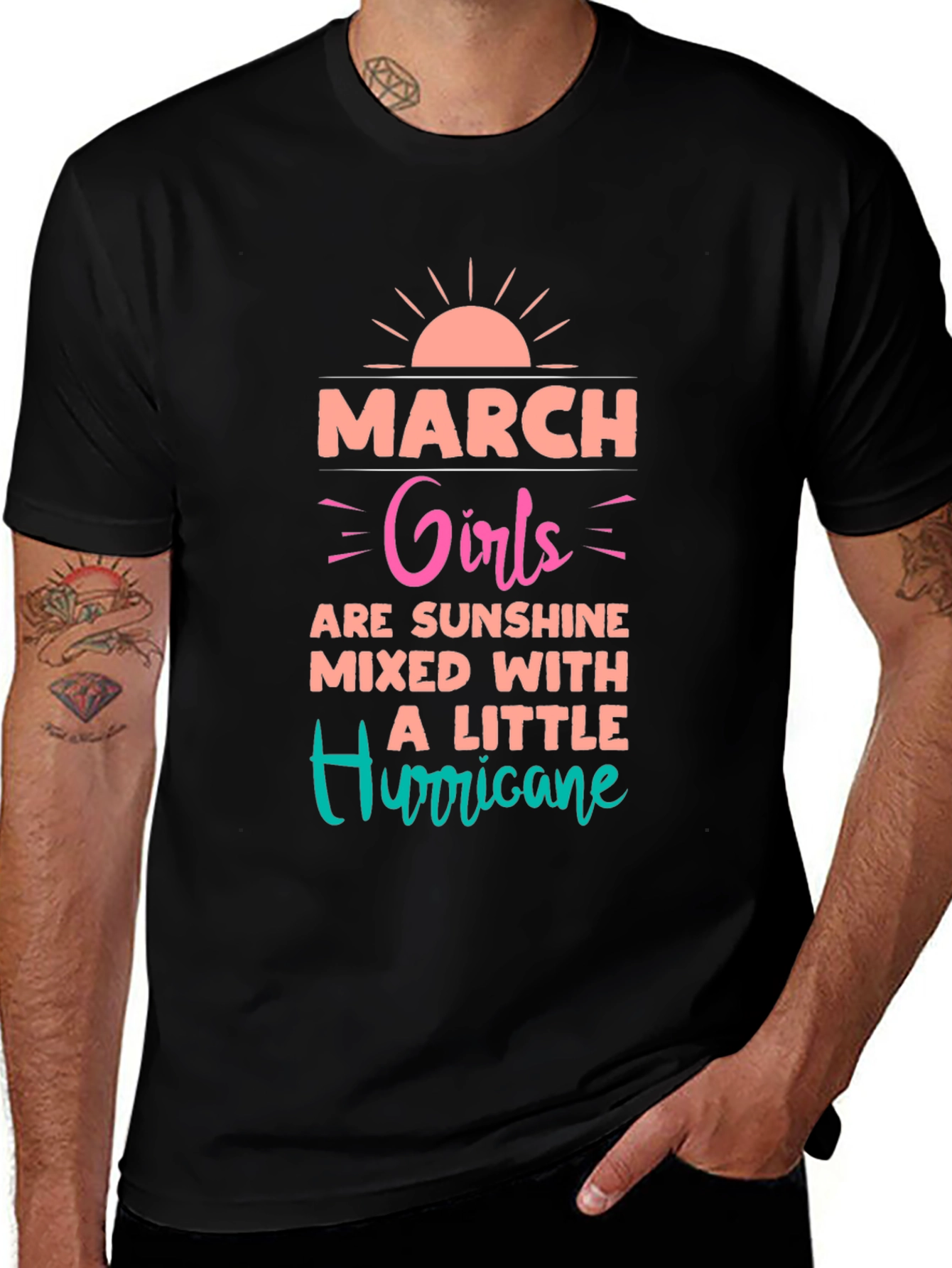 March Girls Sunshine & Hurricane T-Shirt