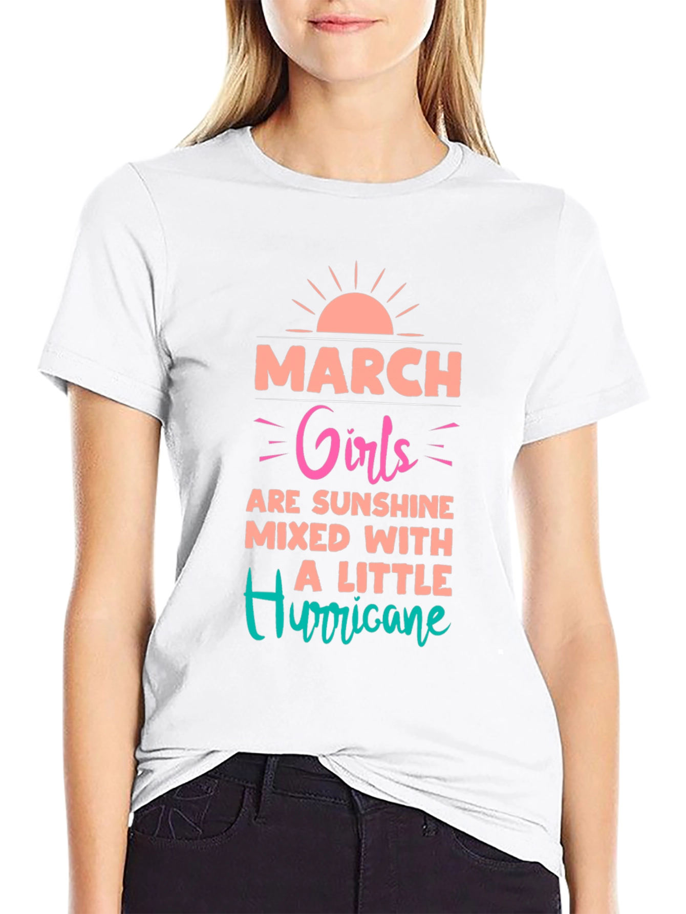 March Girls Sunshine & Hurricane T-Shirt