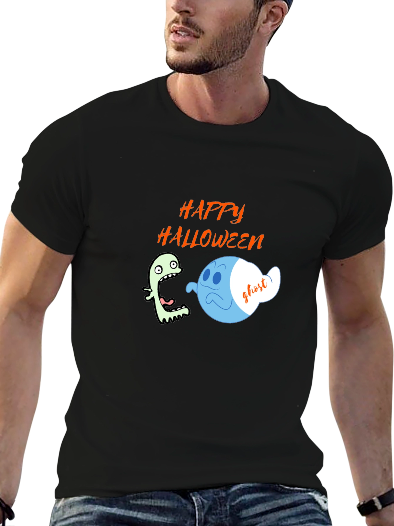 Happy Halloween Ghost T-Shirt