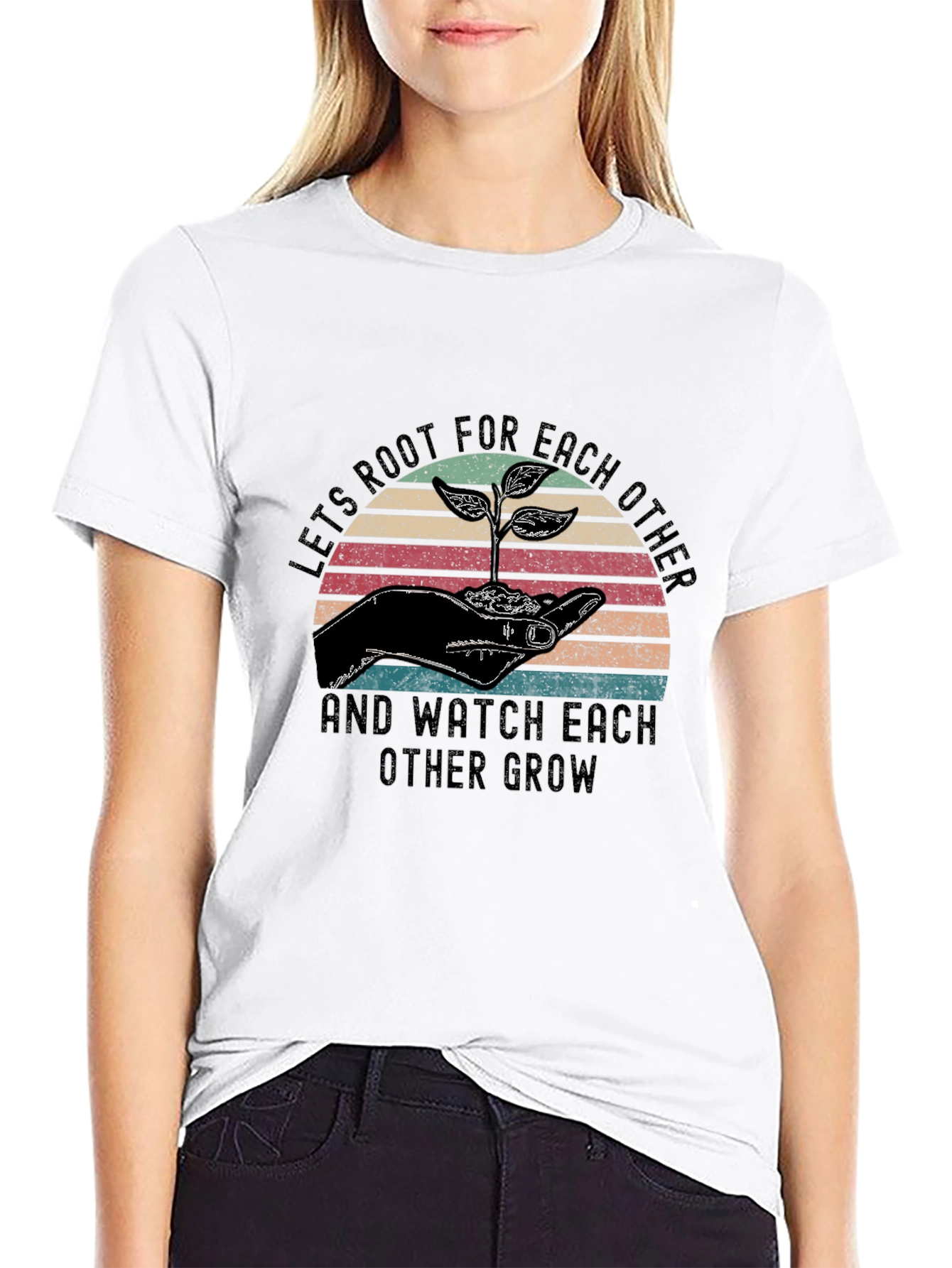 Lets Root For Each Other Graphic Tee
