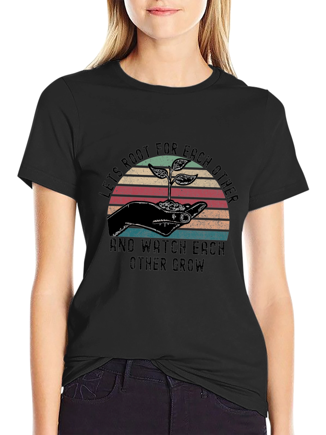 Lets Root For Each Other Graphic Tee