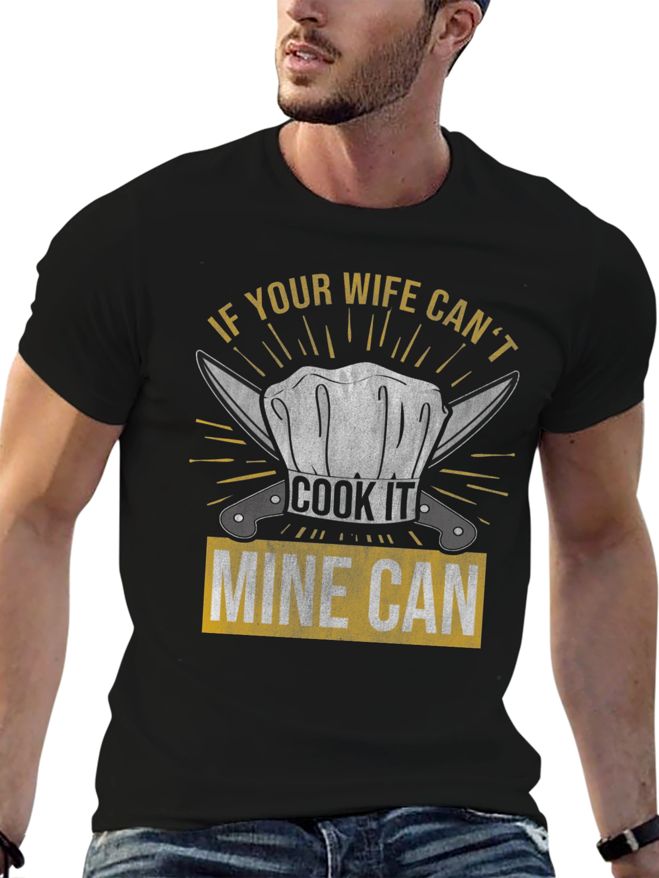 Funny Chef Wife T-Shirt - Mine Can Cook It!